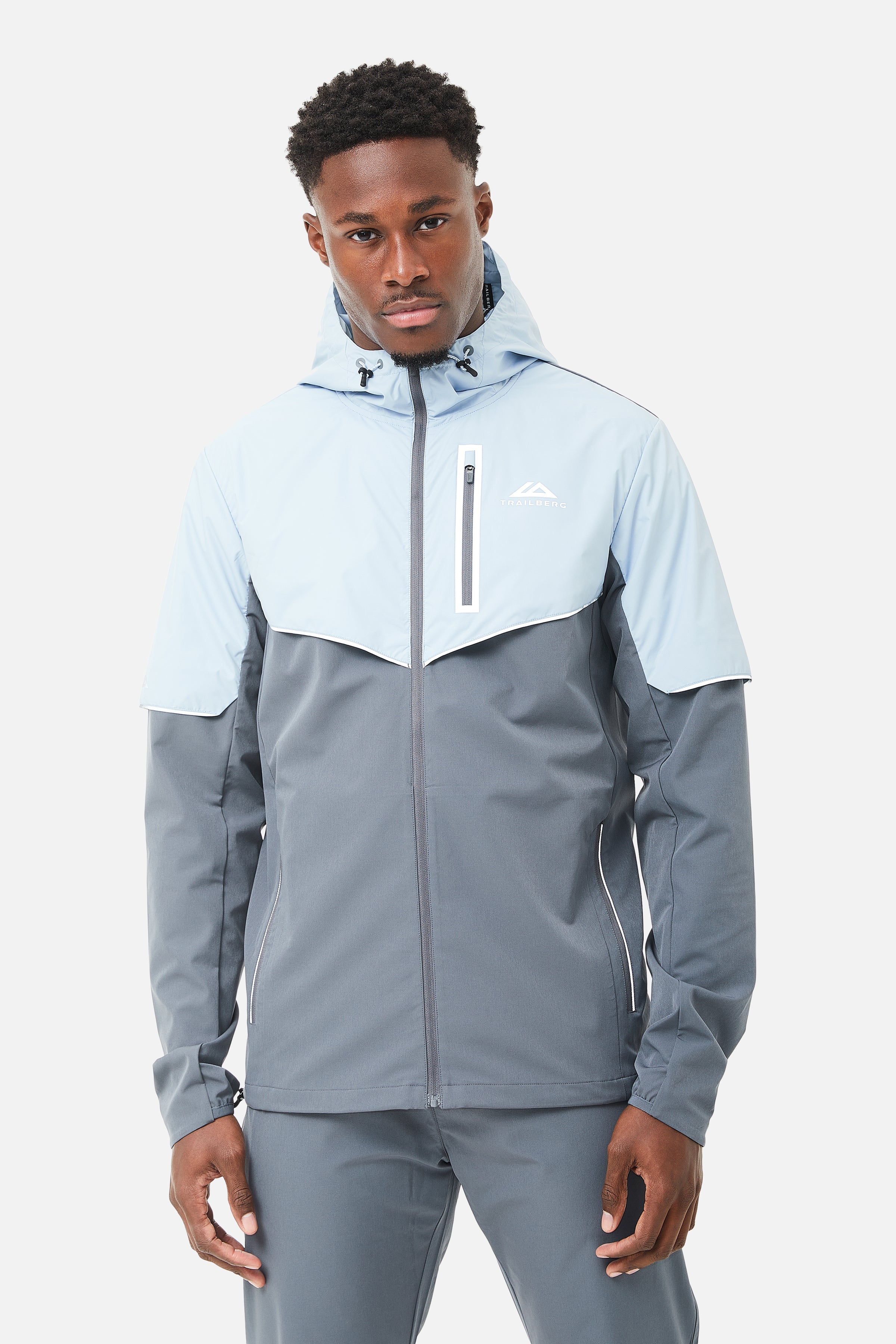 VERTIGO 2.0 HOOD - GREY/BLUE