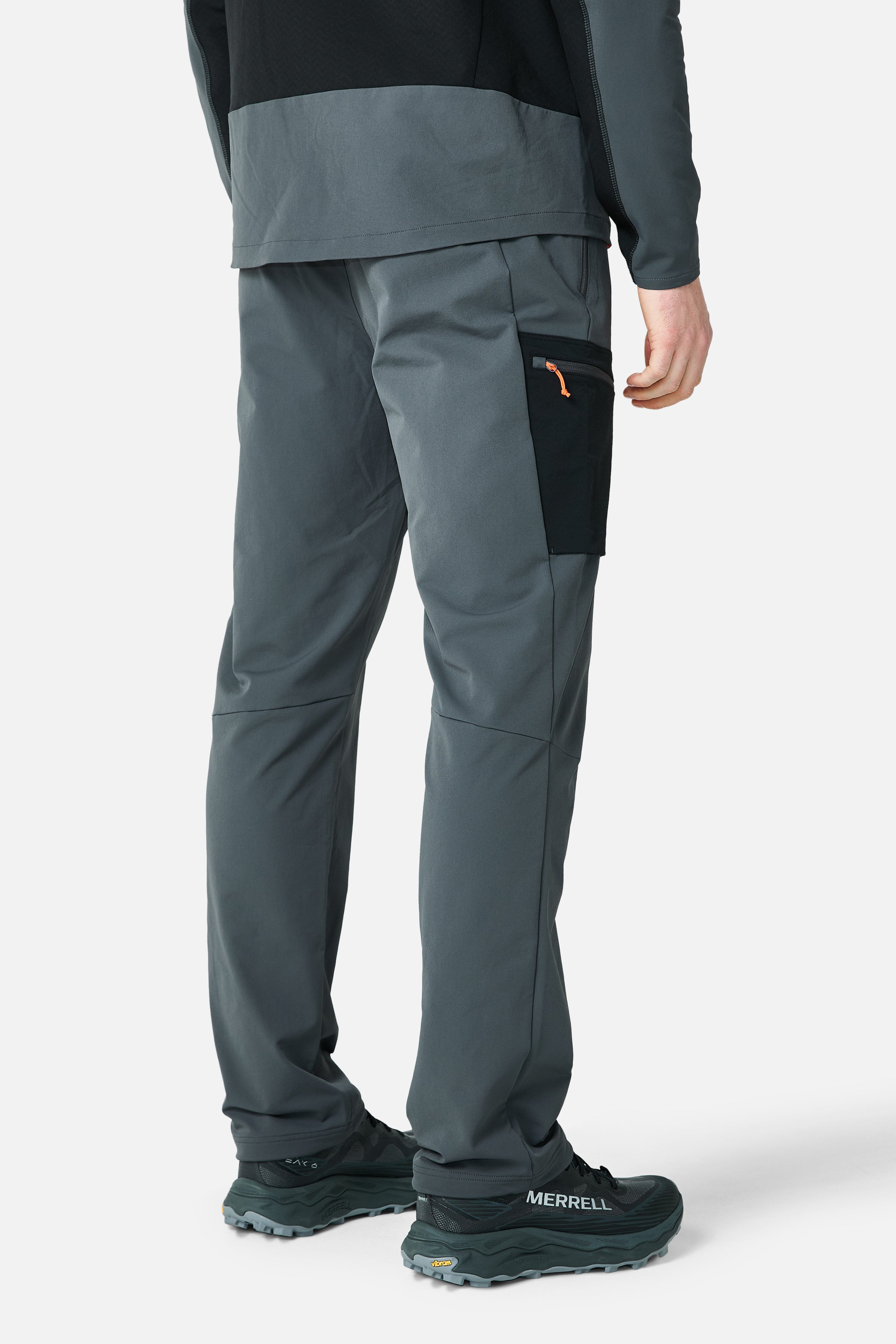 Caldera Gridded Fleece Tracksuit - Black/Grey