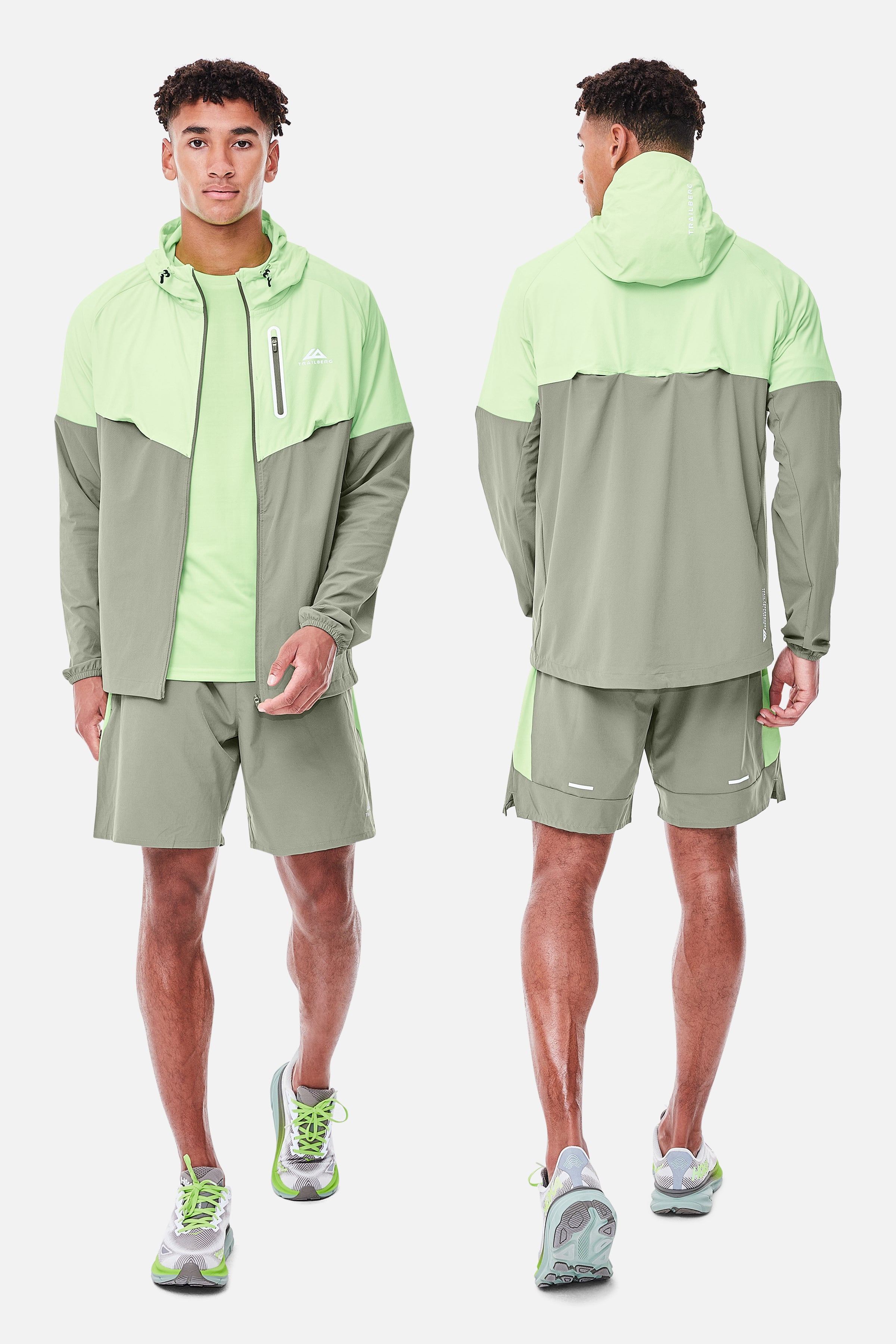 Cloud SS25 Triset - Pine Dust/ Neon Lime