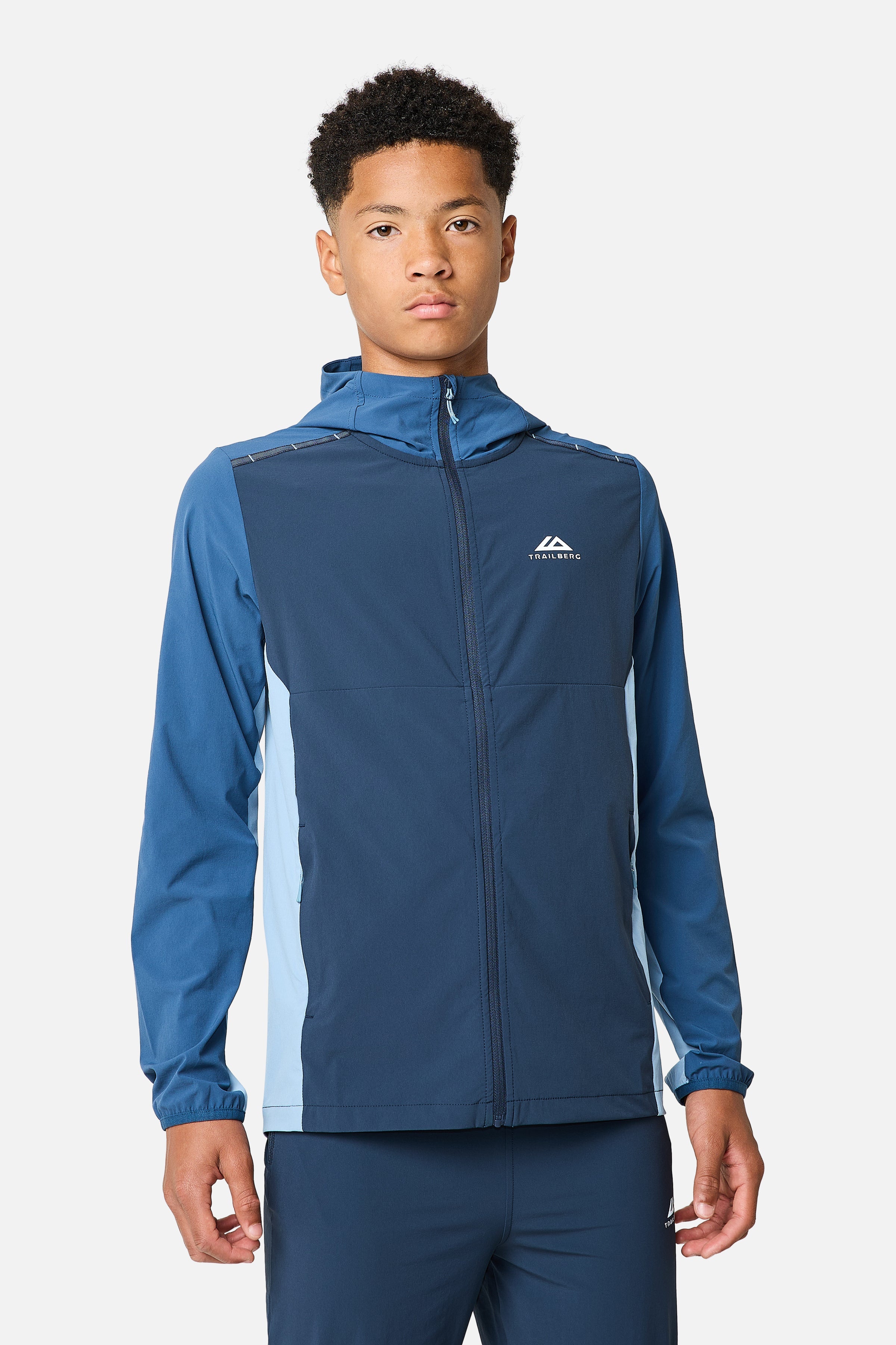 Boys Triathlon 4.0 Hood - Storm Blue/Midnight Blue/Washed Indigo