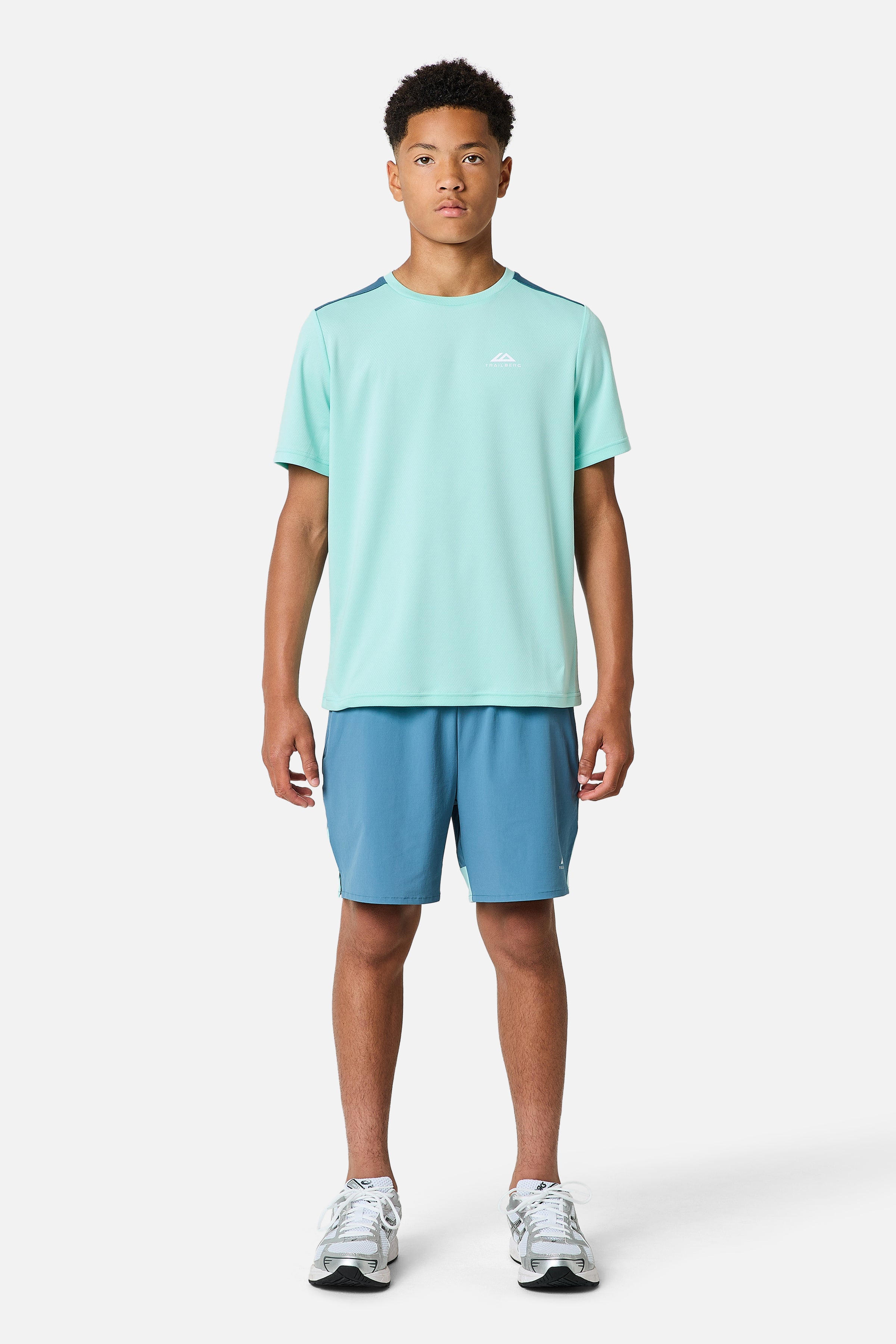 Boys Triathlon 4.0 Tee - Spruced Blue/Aqua Gleam/Open Air