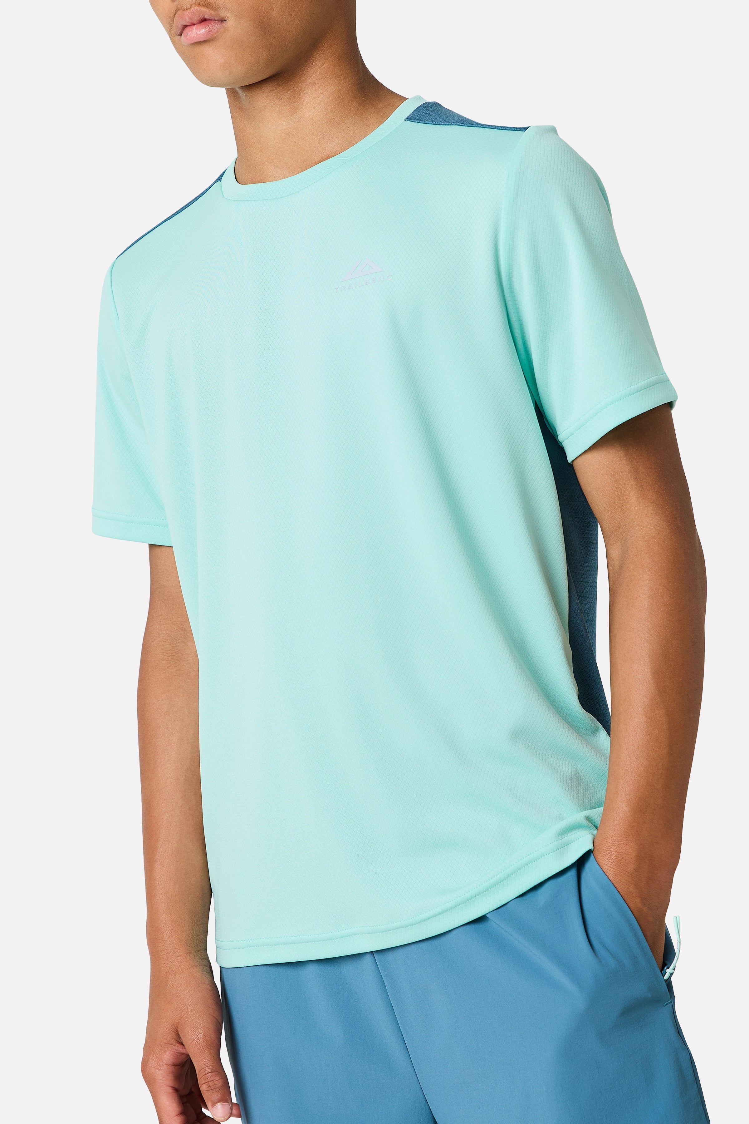 Boys Triathlon 4.0 Tee - Spruced Blue/Aqua Gleam/Open Air