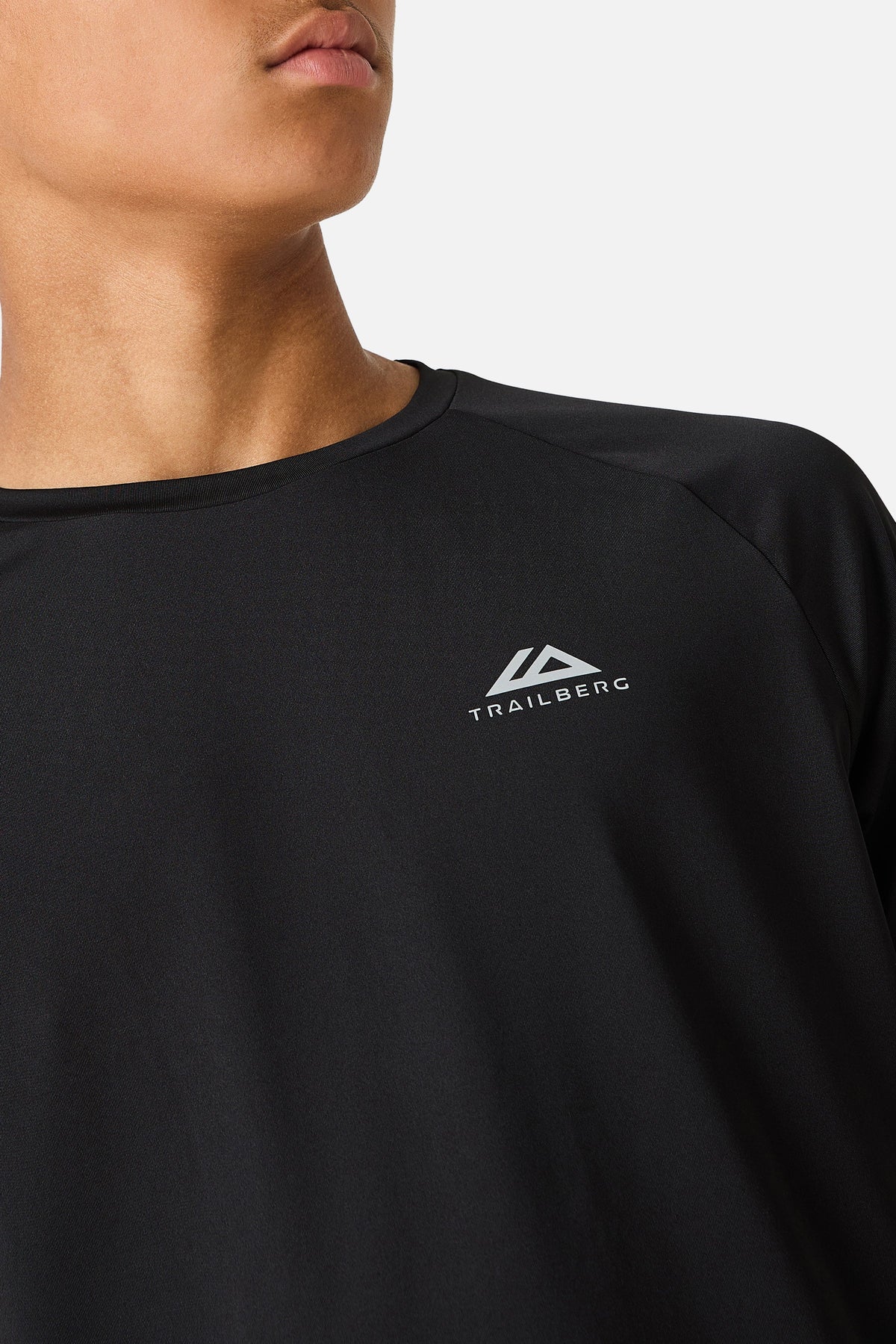 Boys Rapid Grid Tee - Black/Graphite Grey