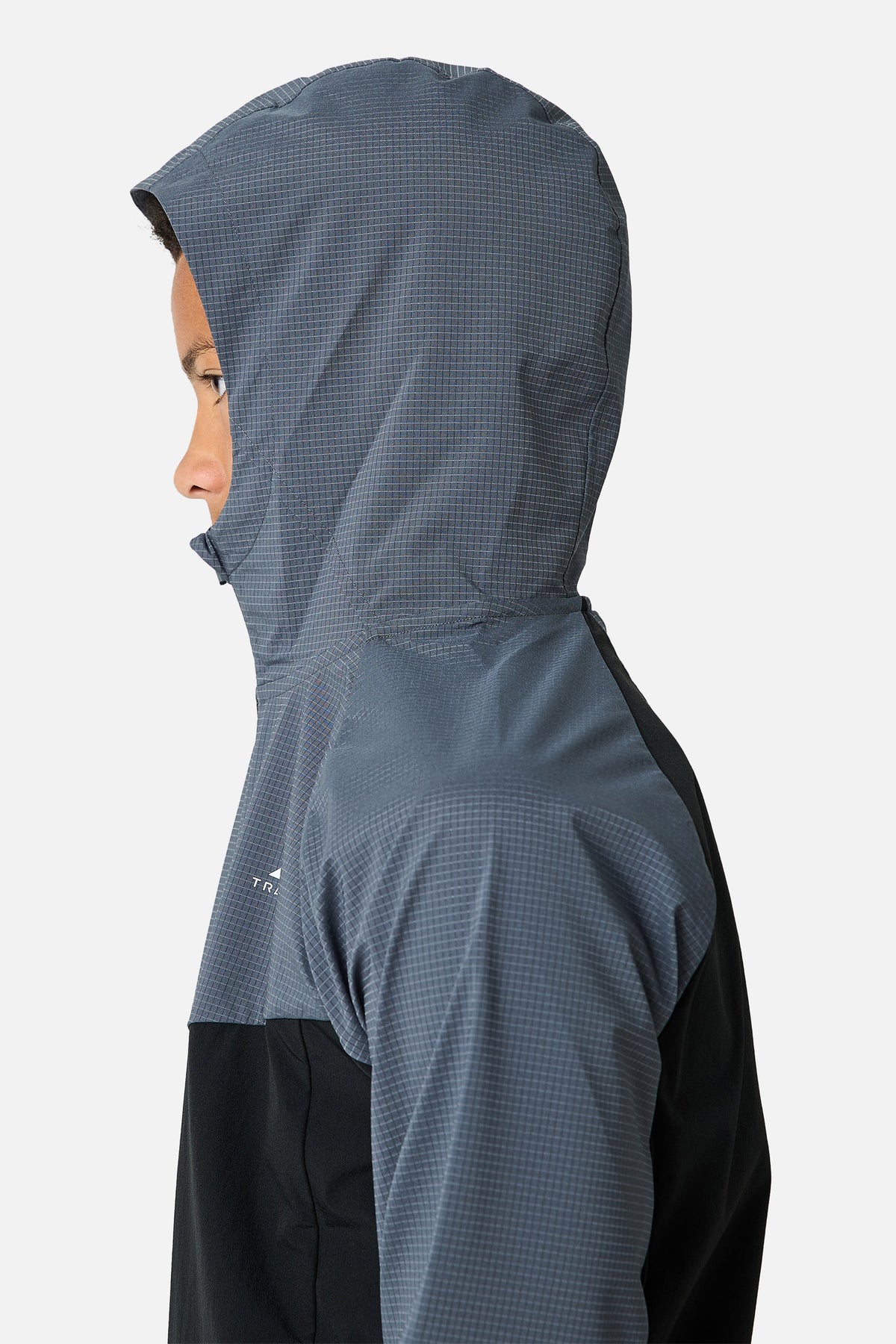 Boys Rapid Grid 2.0 Windbreaker - Black/Graphite Grey