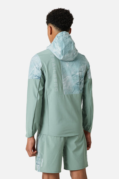 Boys Slate Windbreaker - Willow Green/Tide Mist