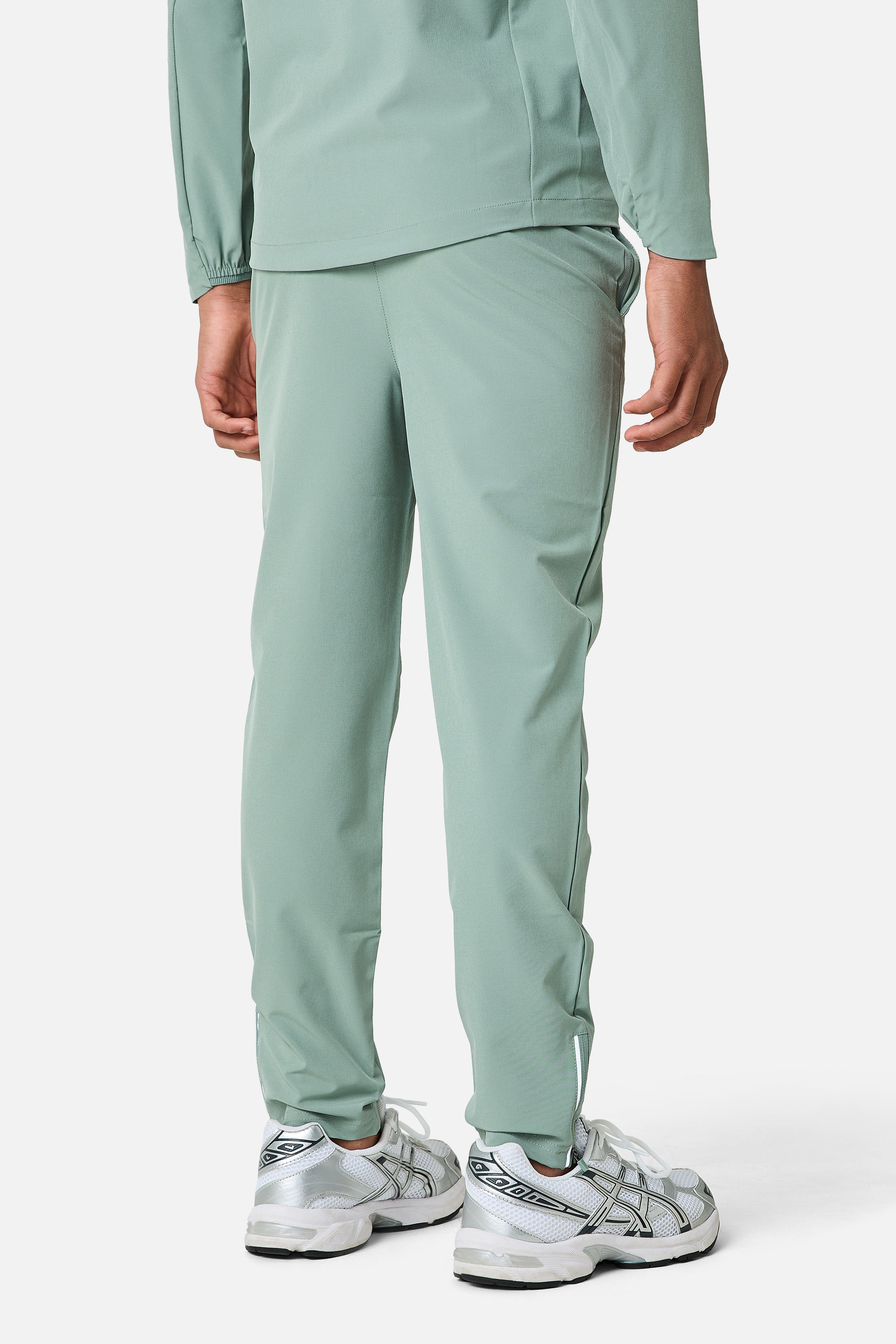 Boys Slate Tracksuit - Willow Green/Tide Mist