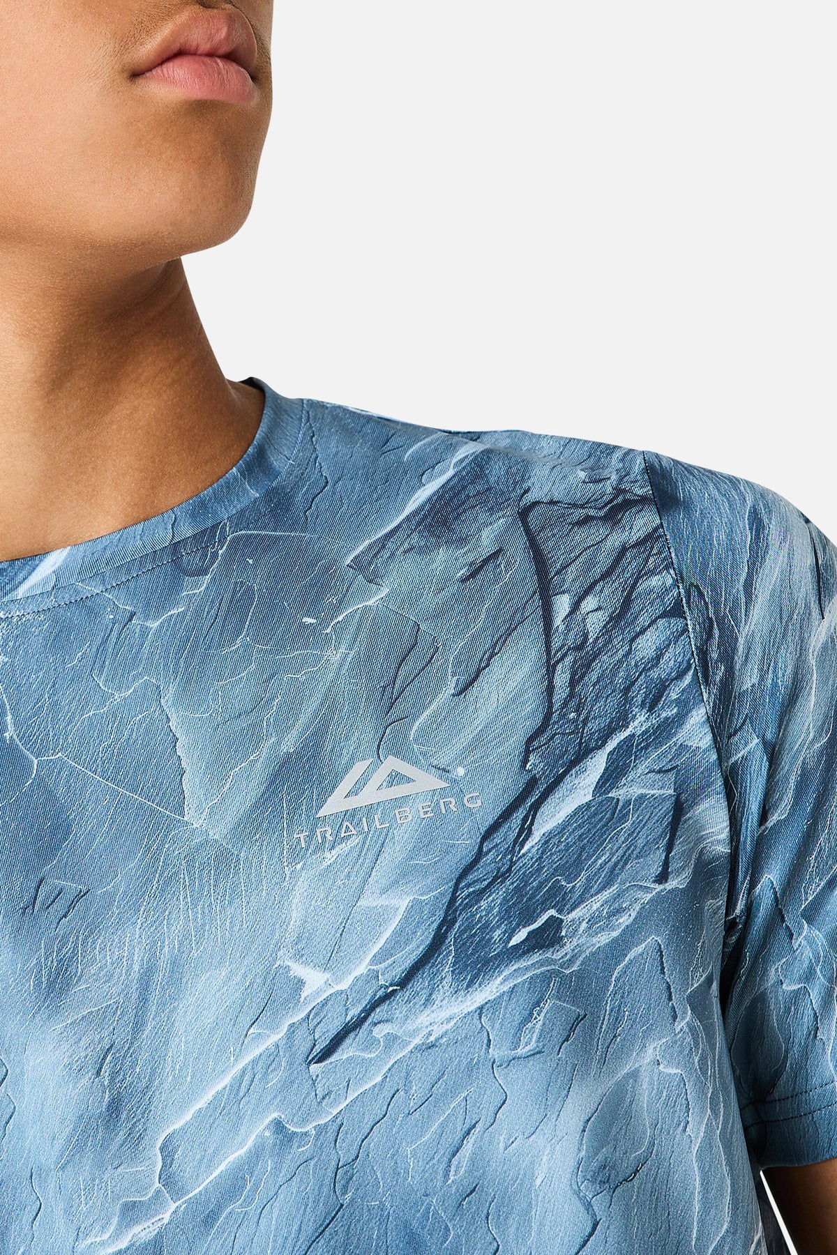 Boys Slate Tee - Storm Blue/Washed Indigo