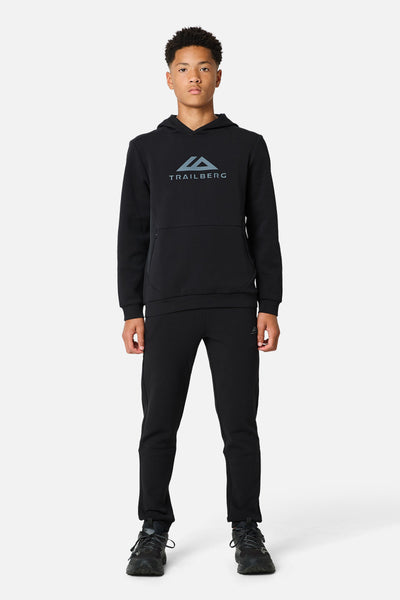 Boys Stormlight Tracksuit - Black/Graphite Grey