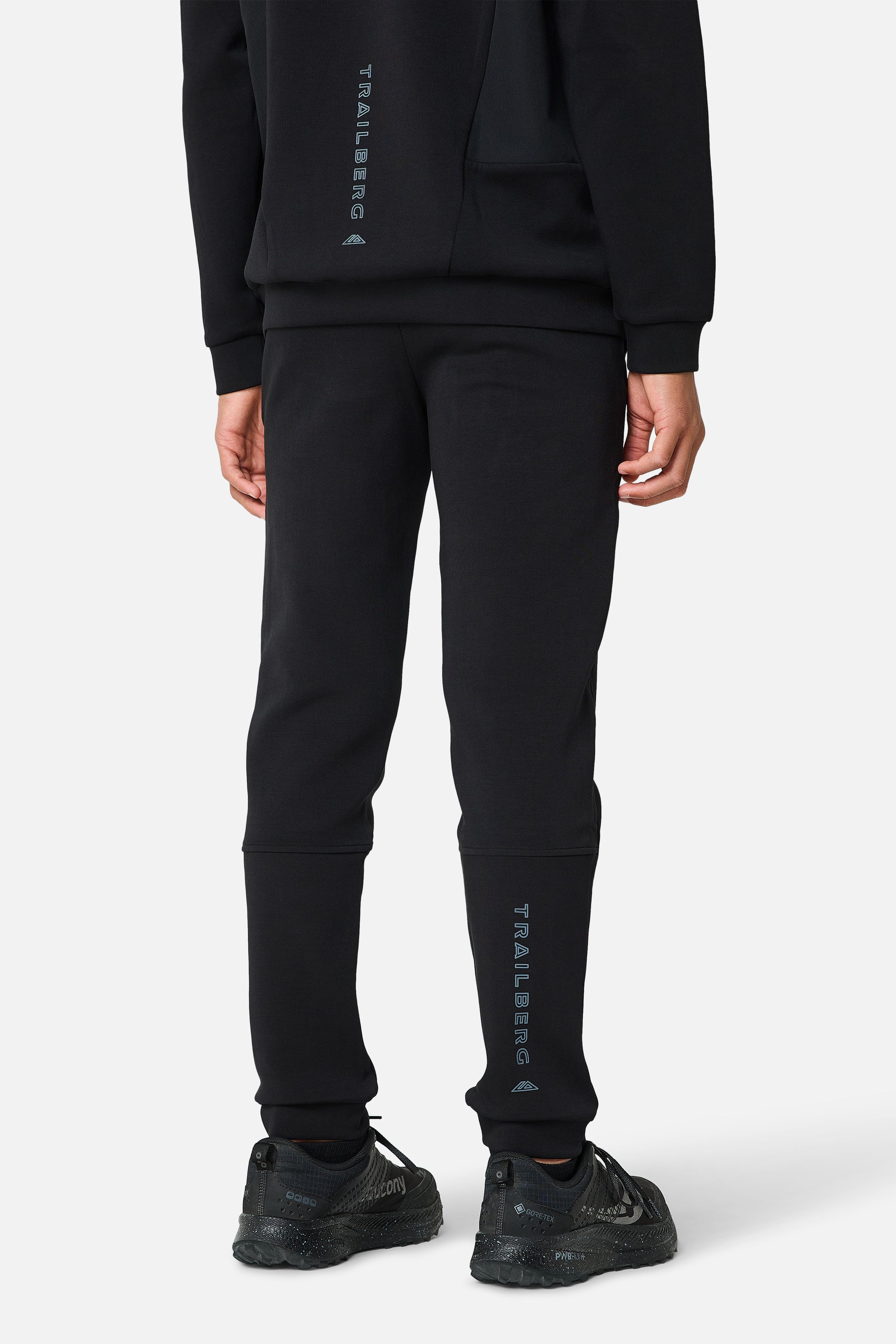 Boys Stormlight Tracksuit - Black/Graphite Grey