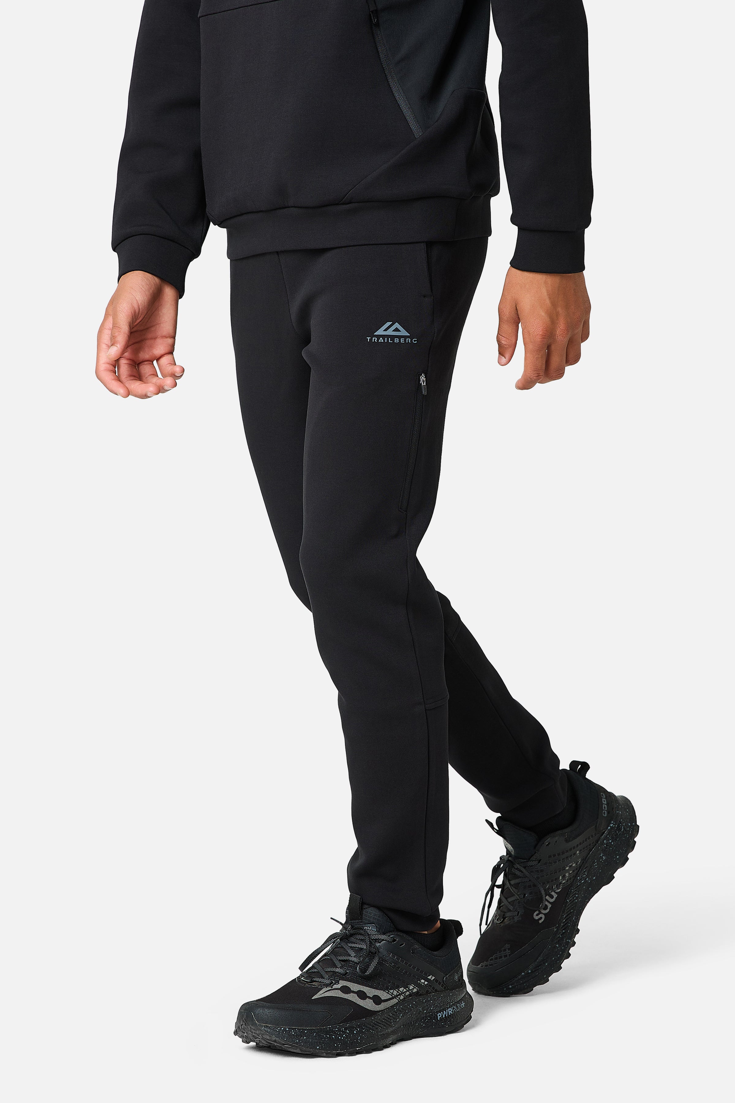 Boys Stormlight Tracksuit - Black/Graphite Grey