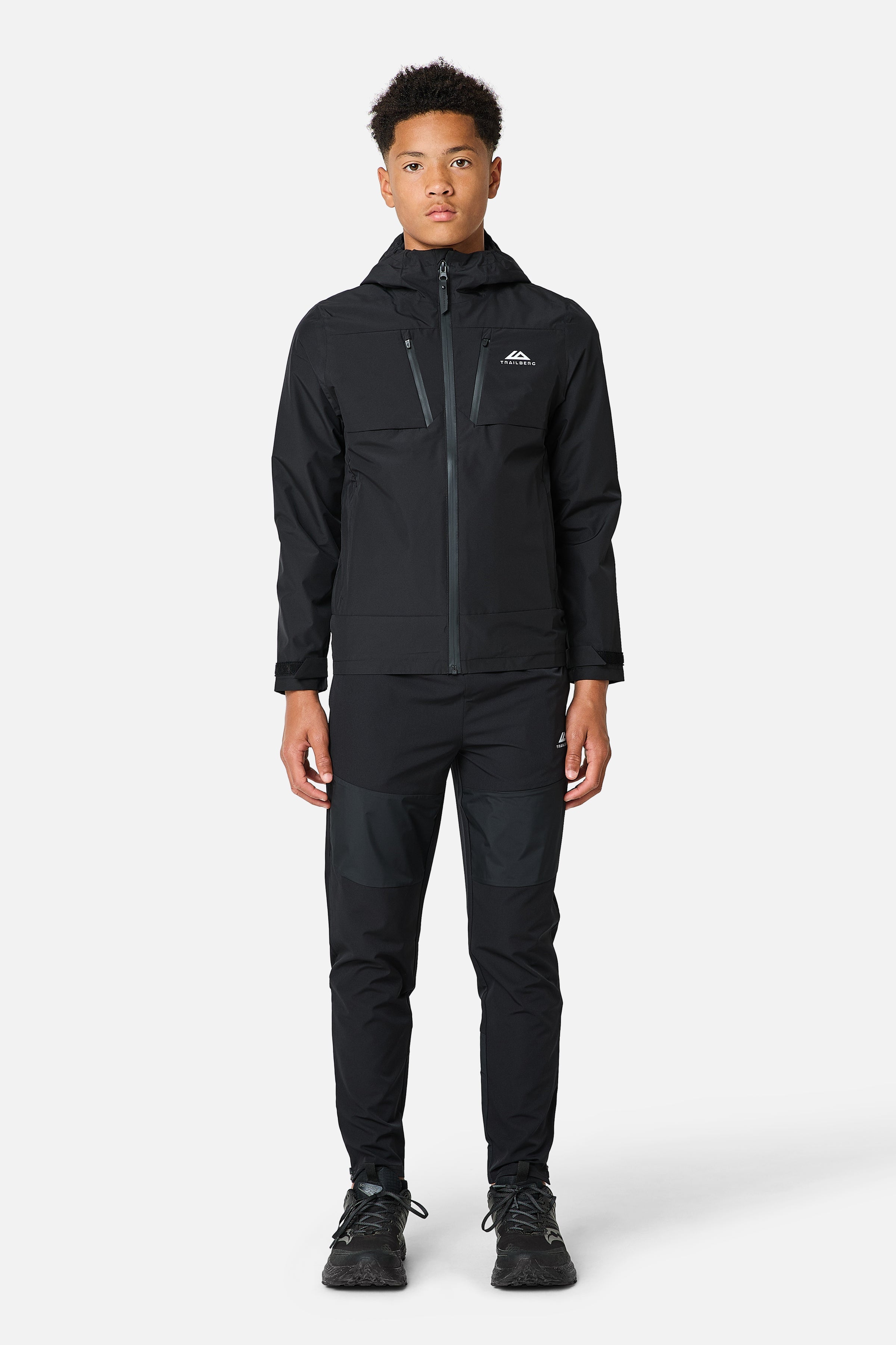 Boys Windcrest Weatherproof Jacket - Black