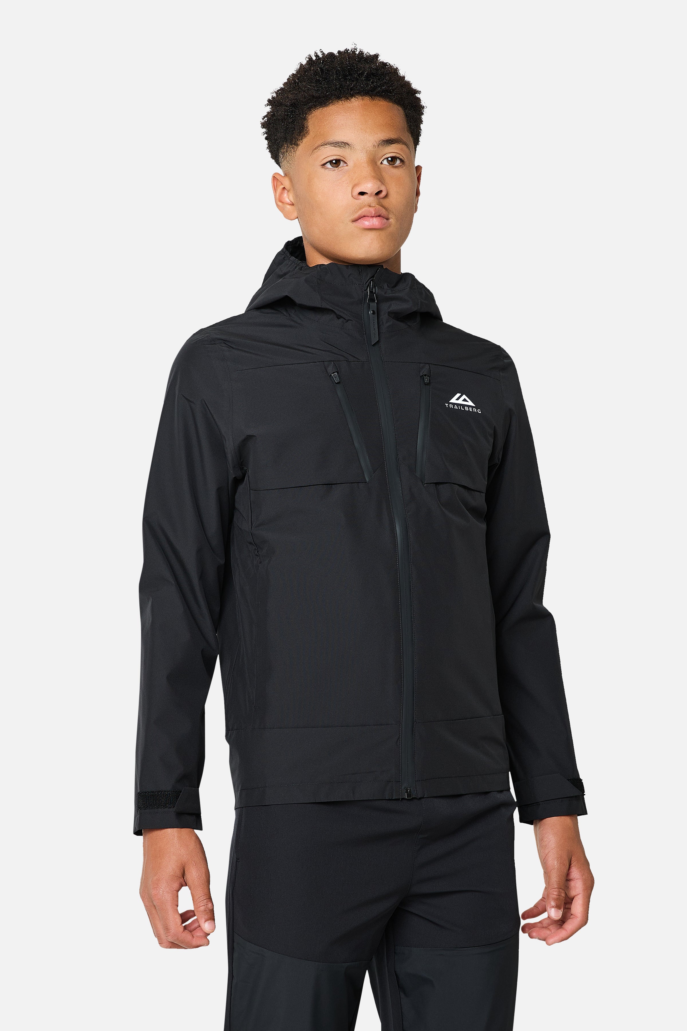 Boys Windcrest Weatherproof Jacket - Black