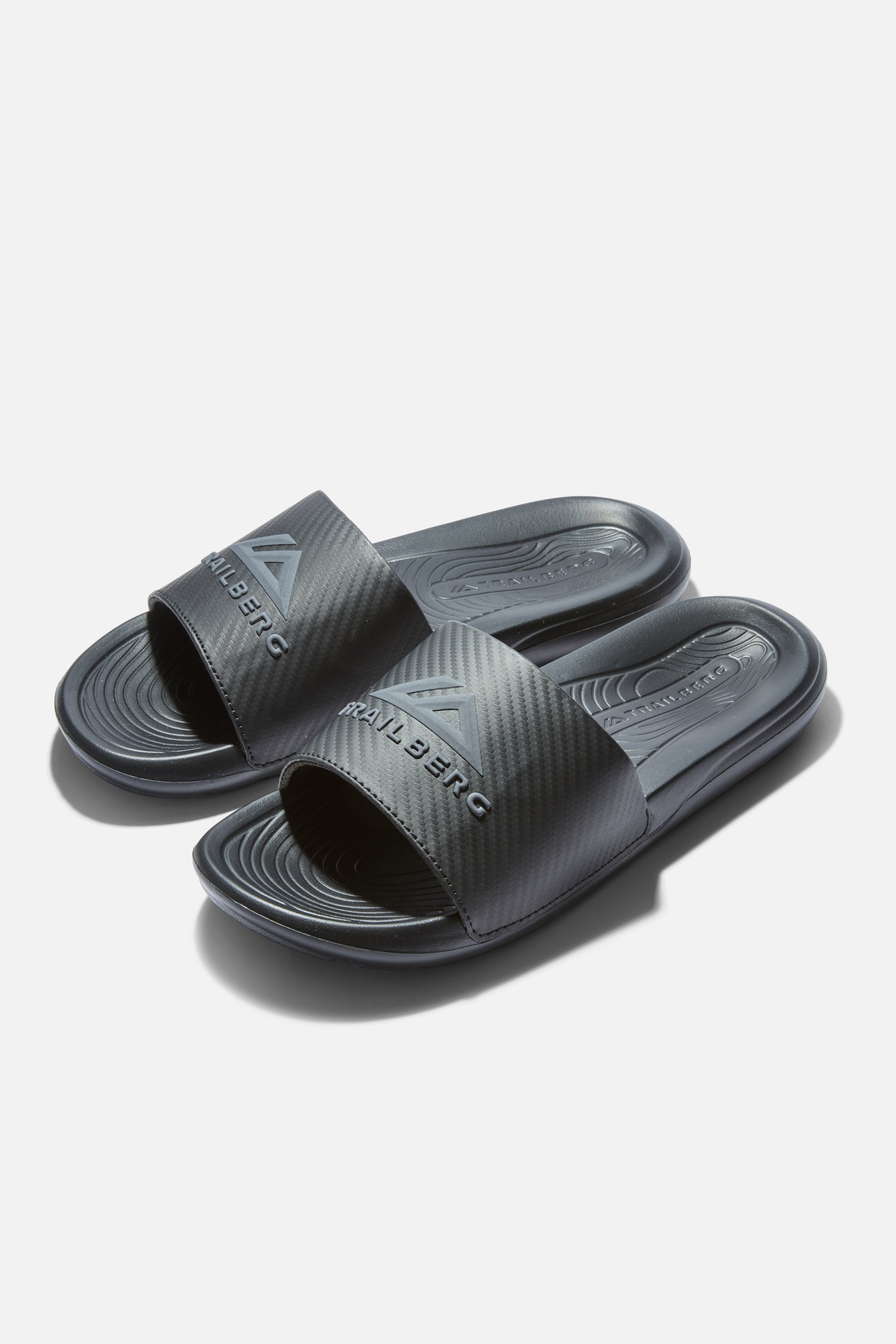 Carbon Slide - Zwart/Vulkaan Grijs