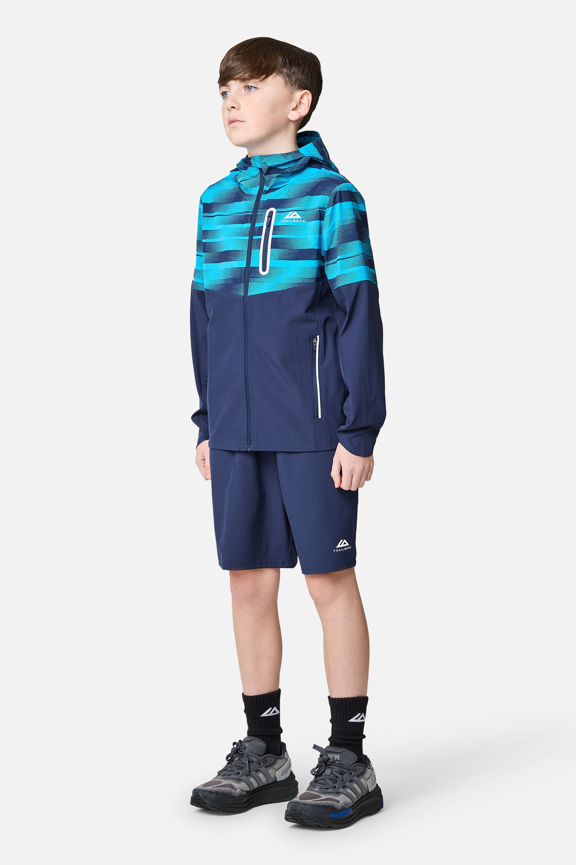 Boys Dimension Windbreaker - Navy / Mystic Ocean