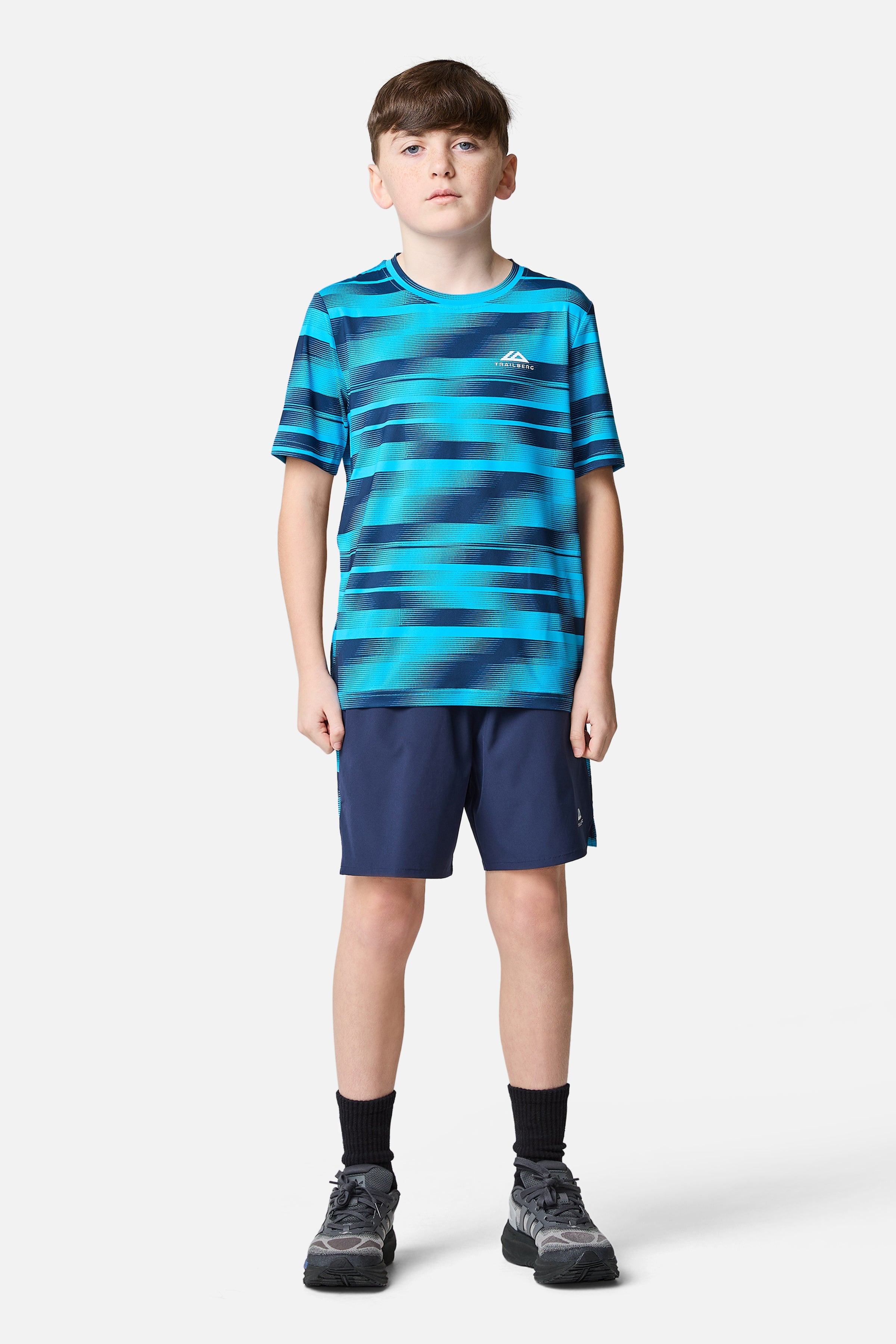 Jongens Twinset – Marineblauw/Mystic Ocean