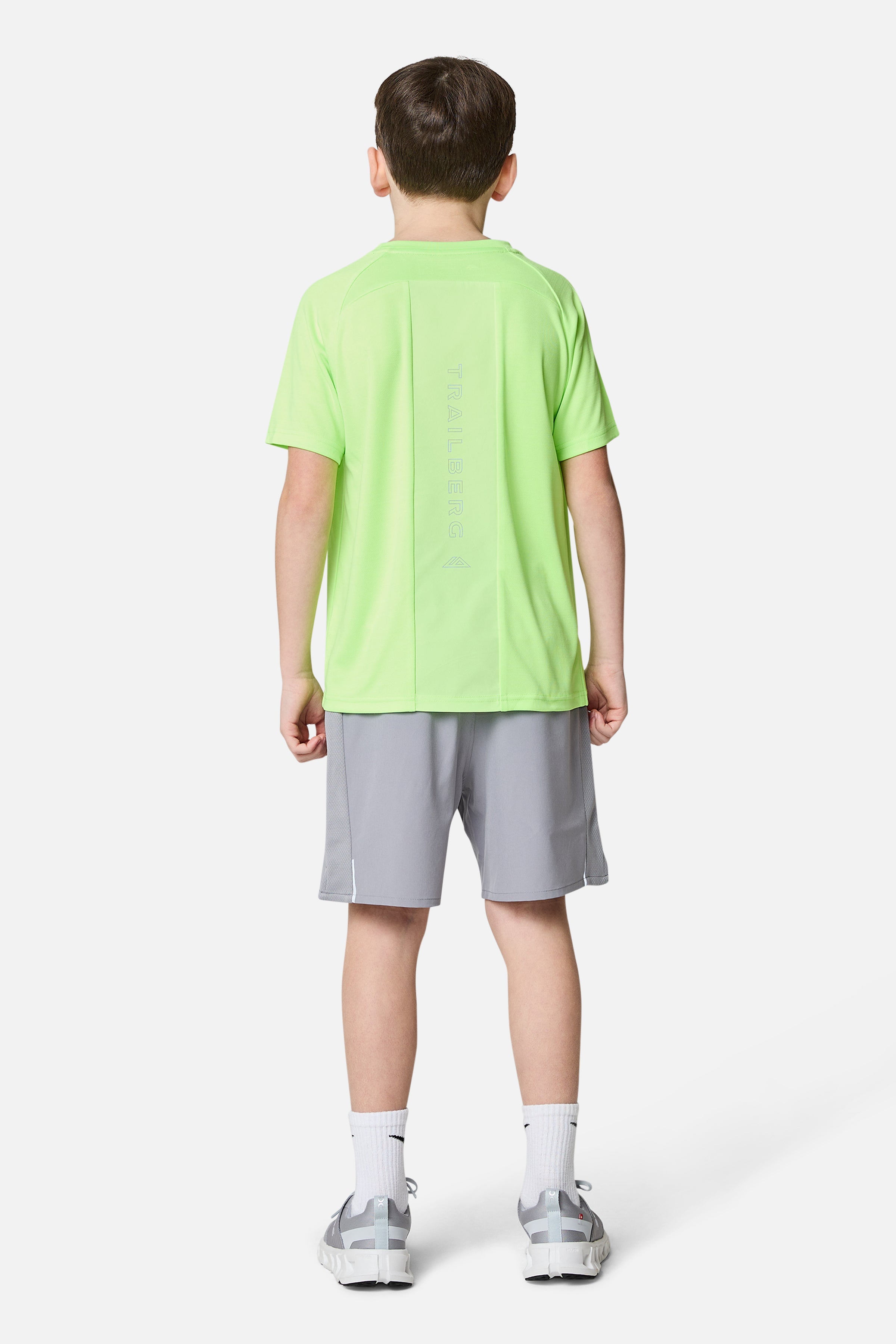 Boys Cloud Tee - Neon Lime