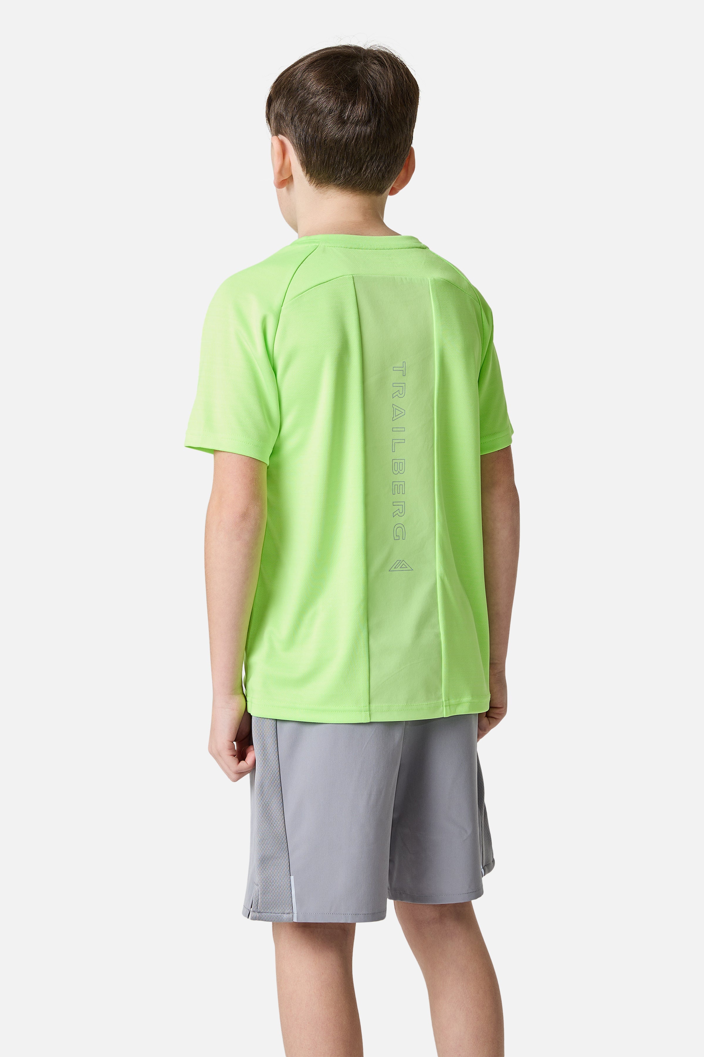 Boys Cloud Tee - Neon Lime