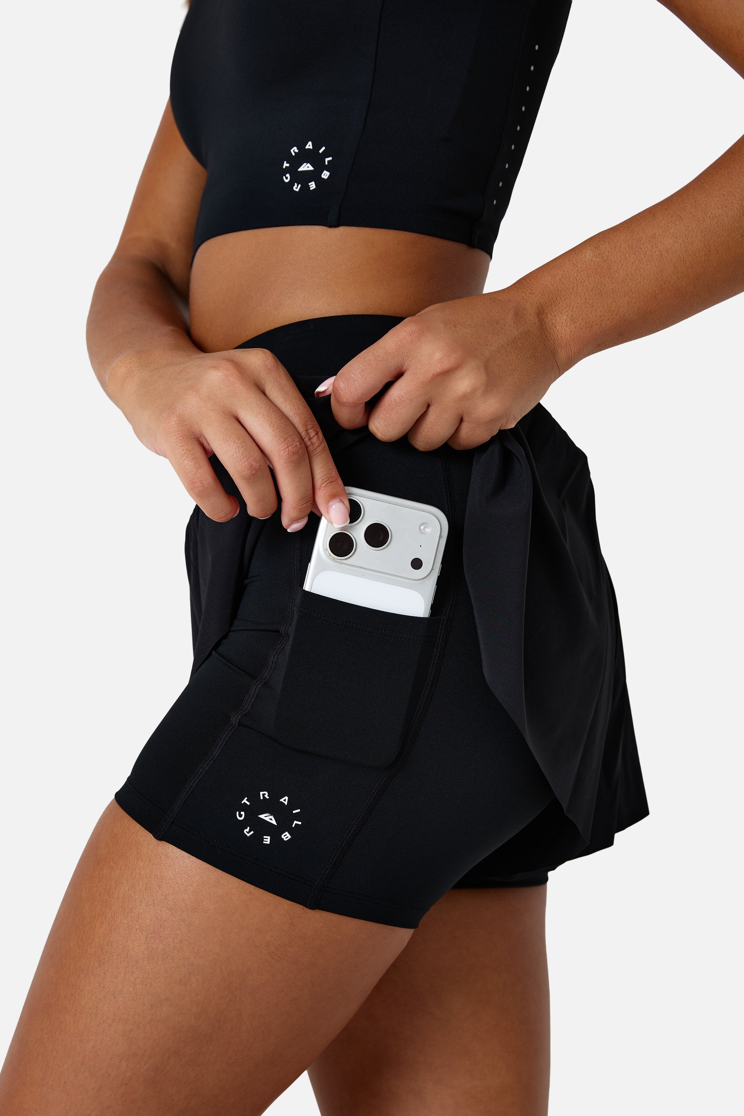 Womens Endura Running Short - Black