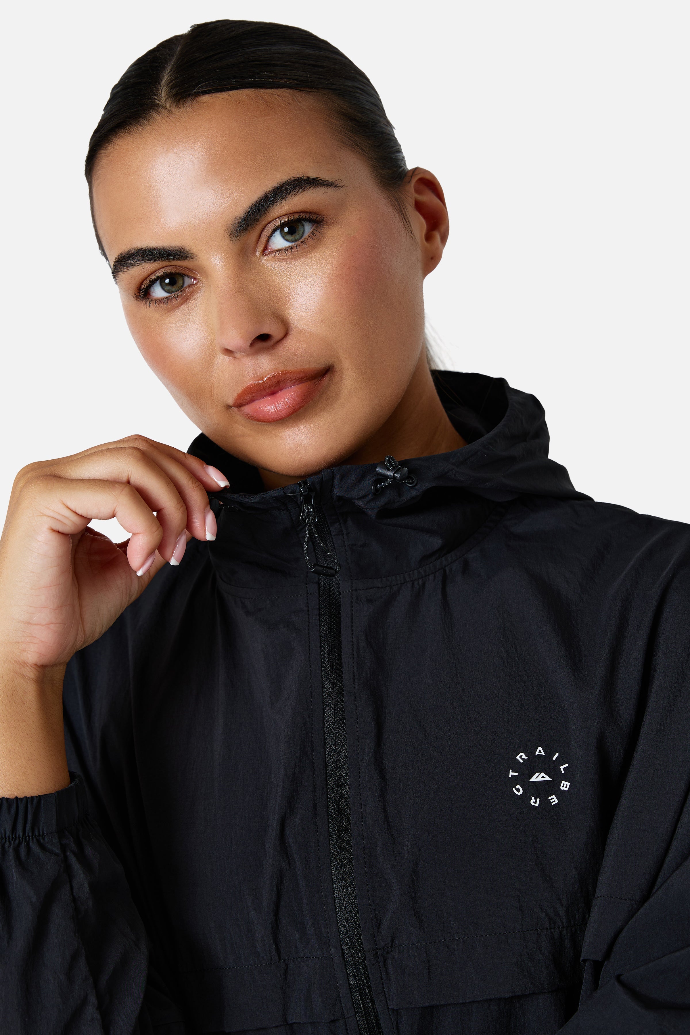 Womens Endura Running Windbreaker - Black