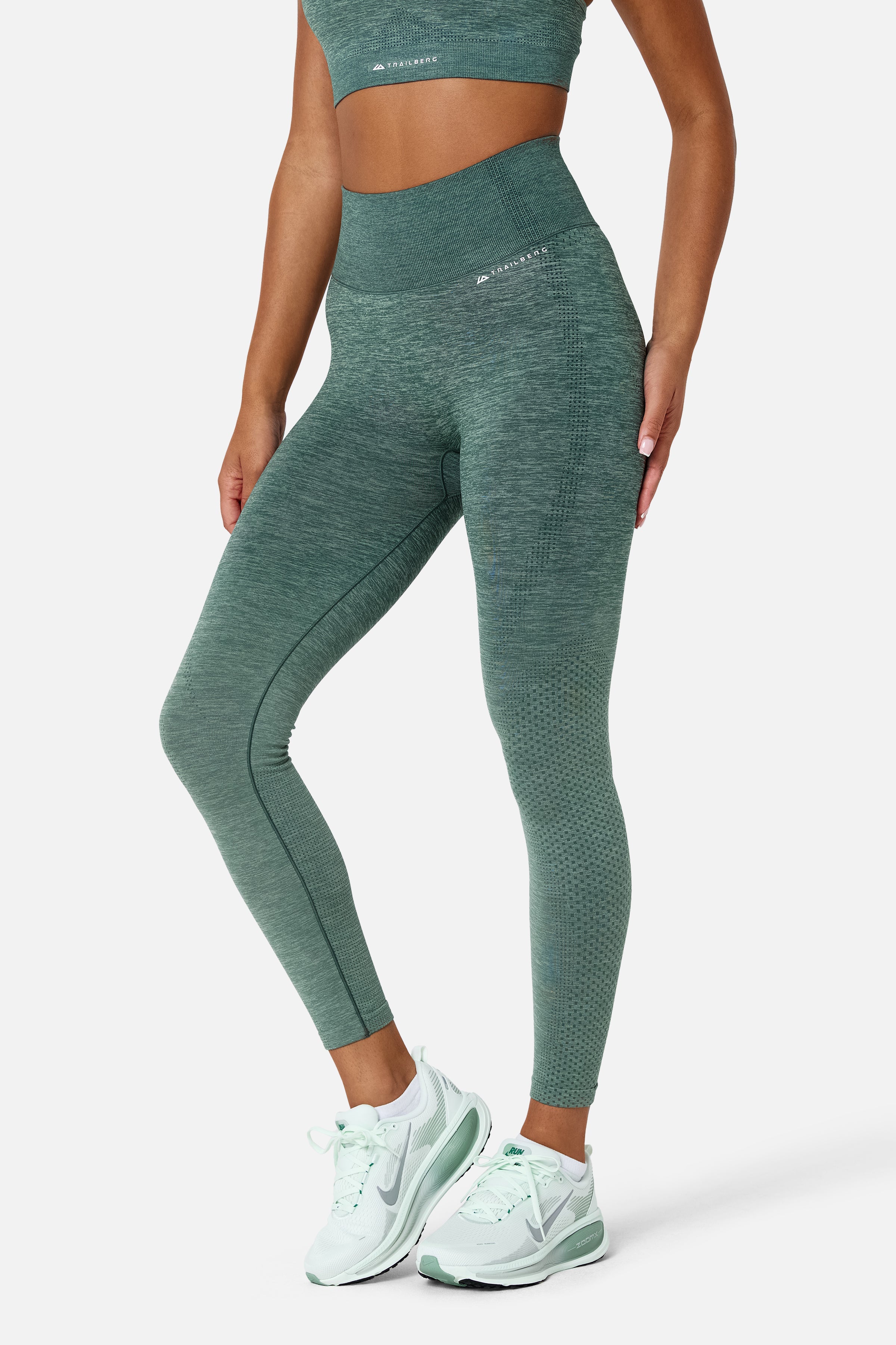 Womens Evocurve Seamless Legging - Aloe Frost