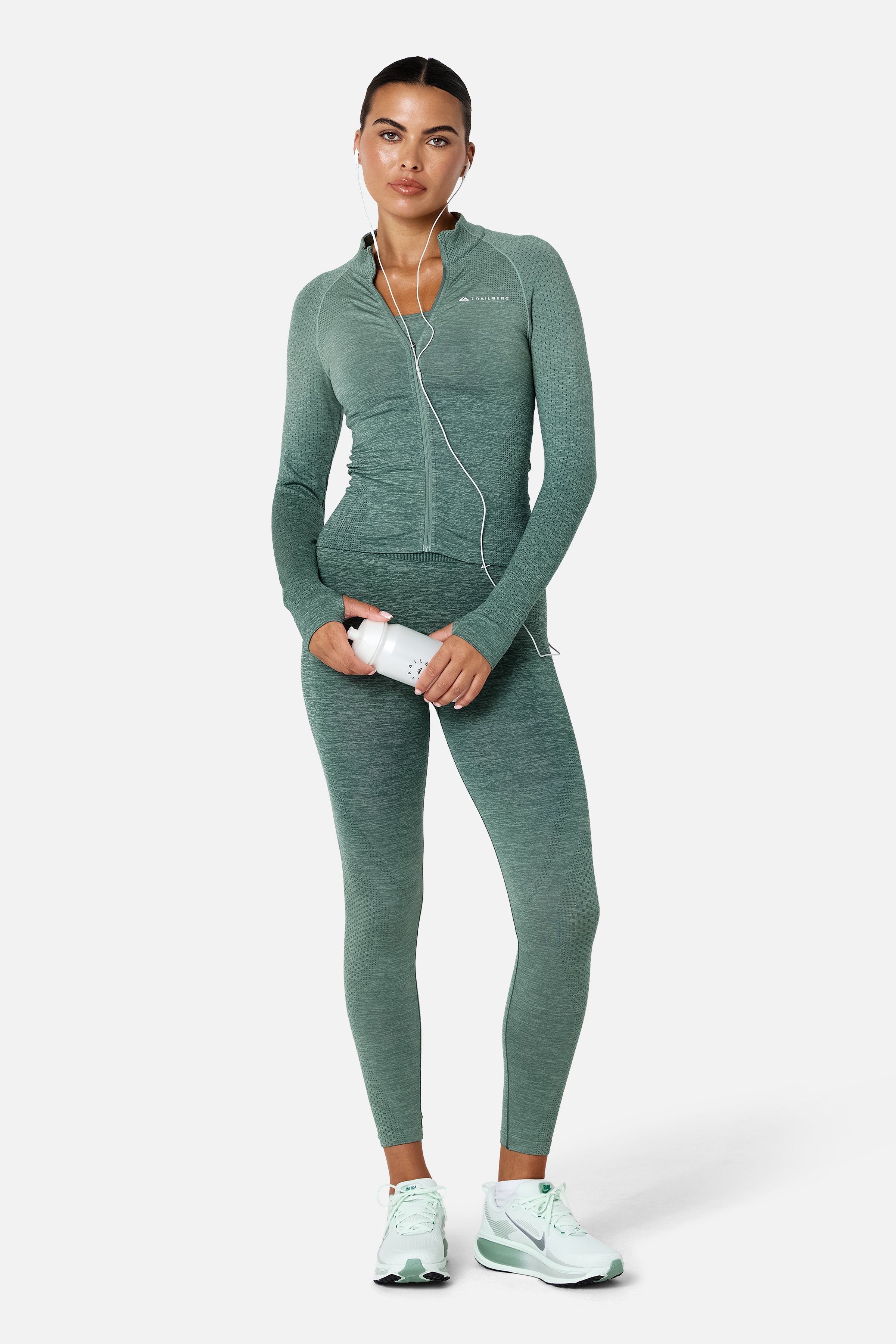 Womens Evocurve Seamless Legging - Aloe Frost