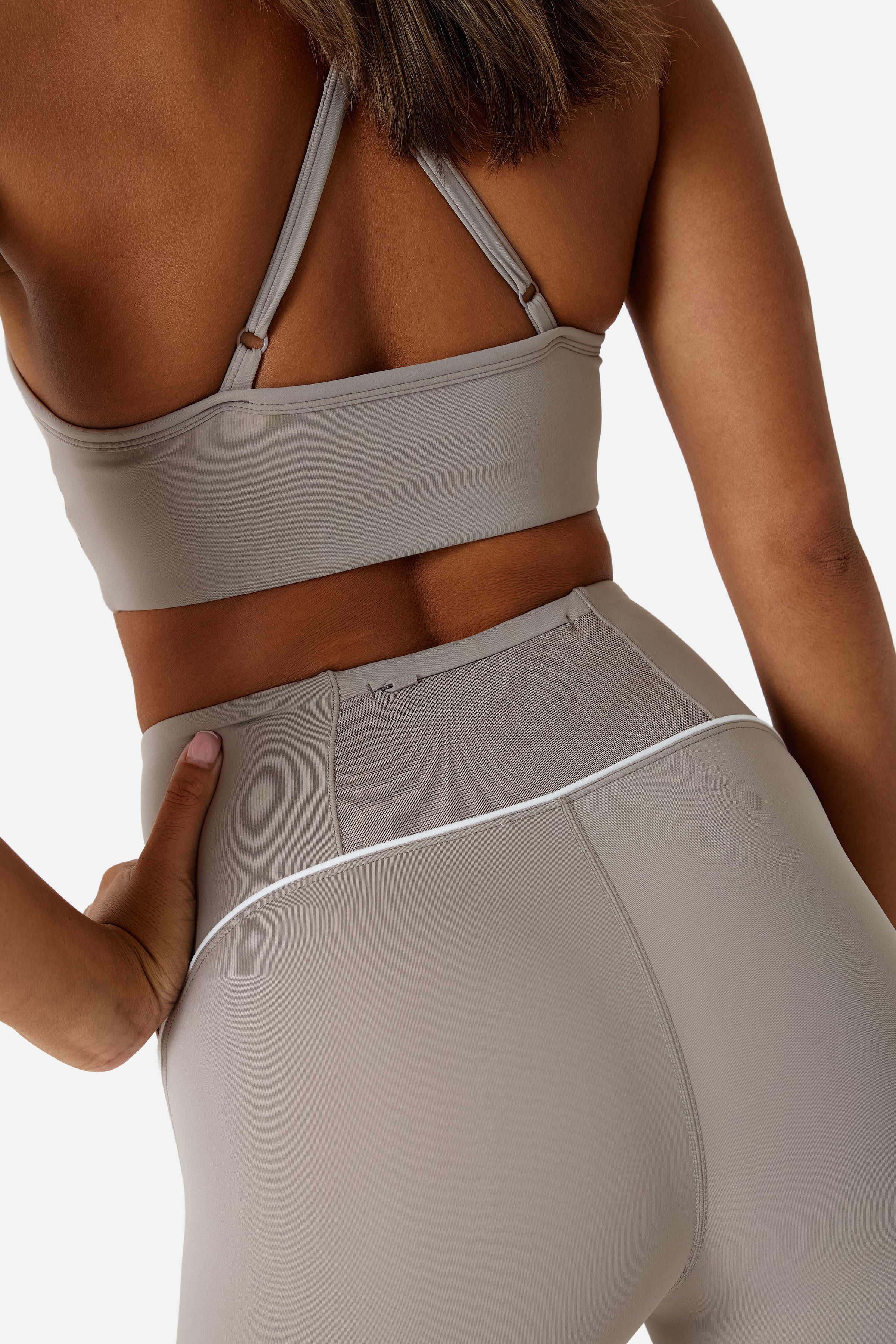 Womens Drift Legging - Pale Taupe
