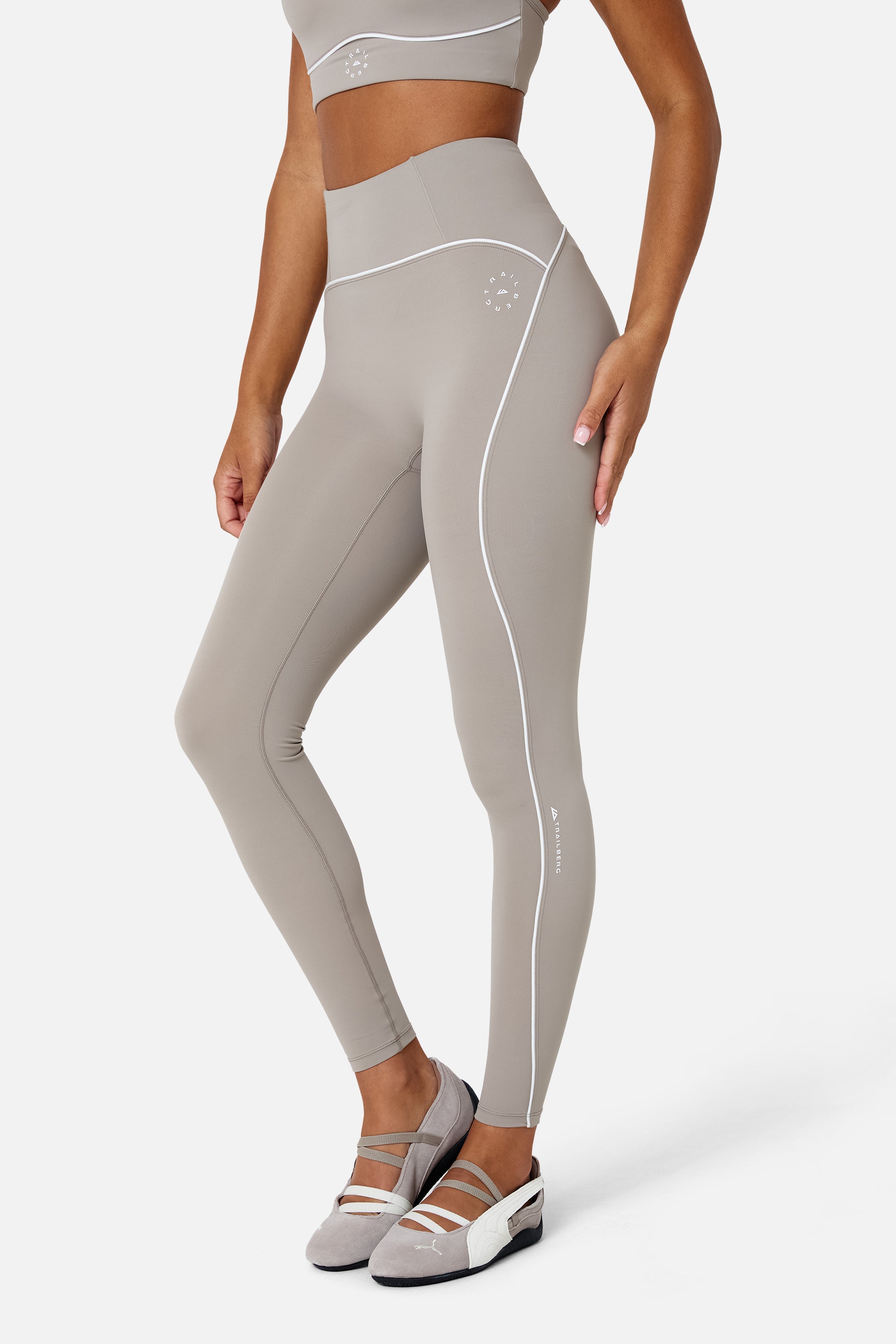 Womens Drift Legging - Pale Taupe