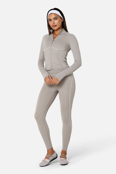 Womens Drift Jacket Set - Pale Taupe