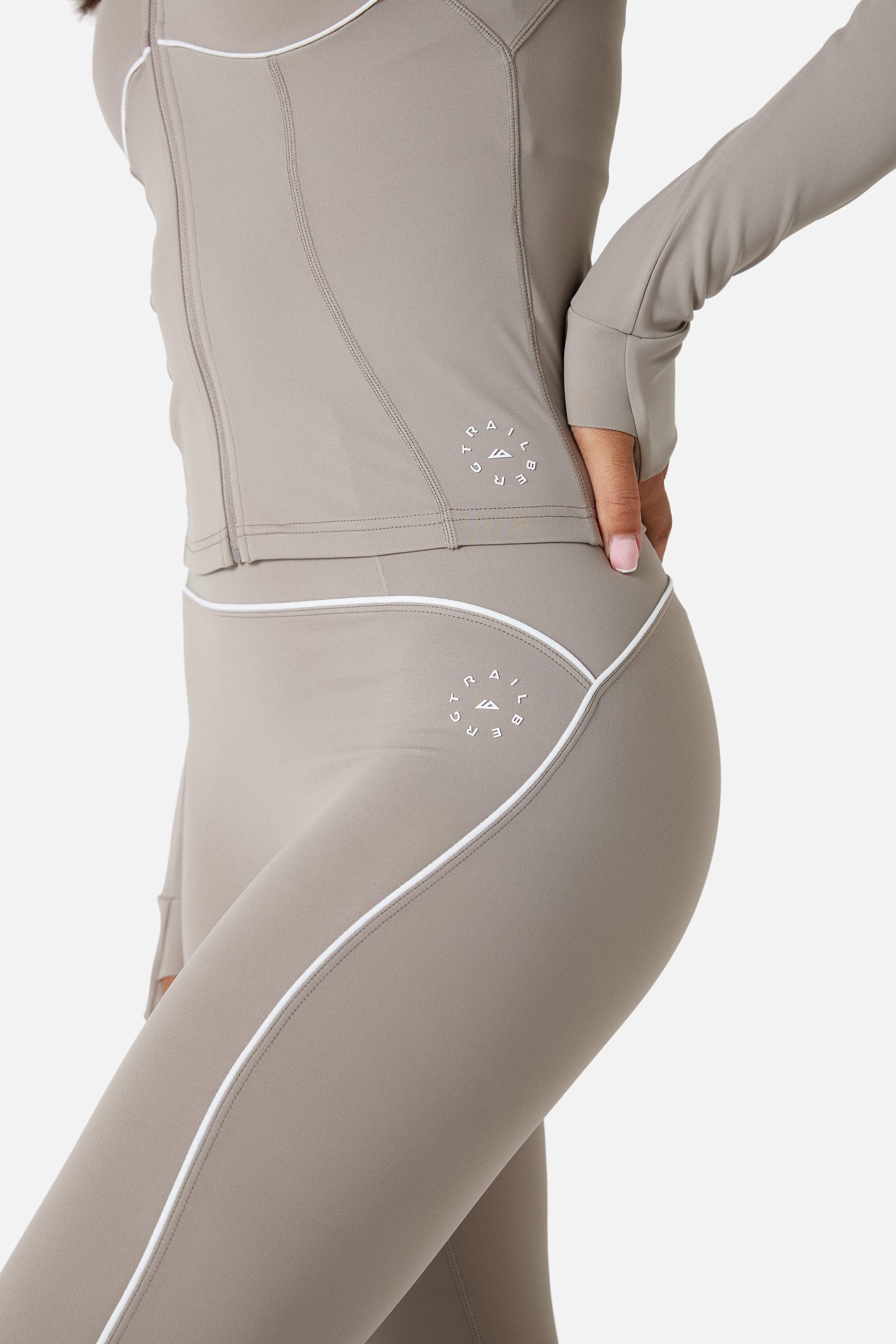 Womens Drift Jacket Set - Pale Taupe