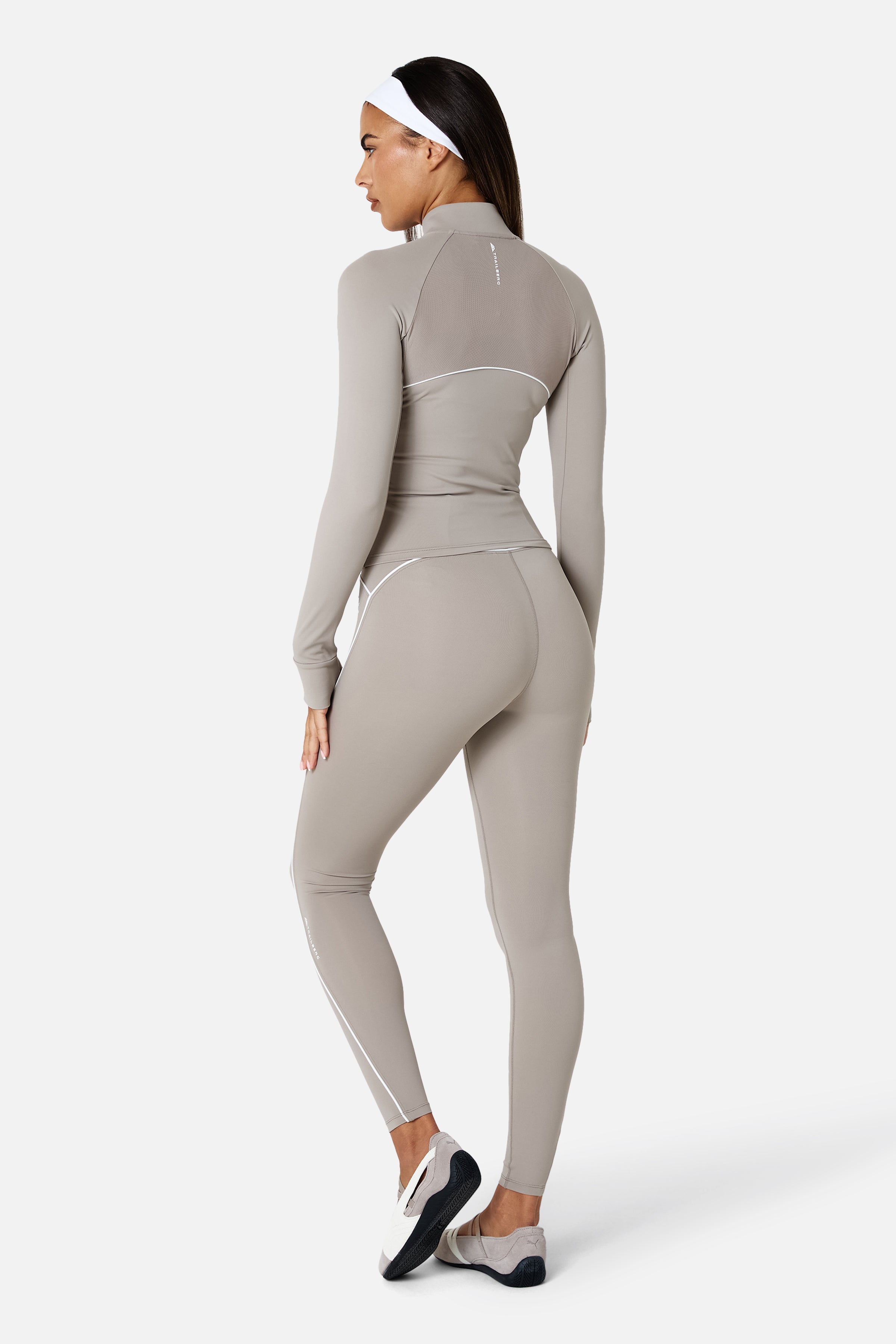 Womens Drift Track Jacket - Pale Taupe