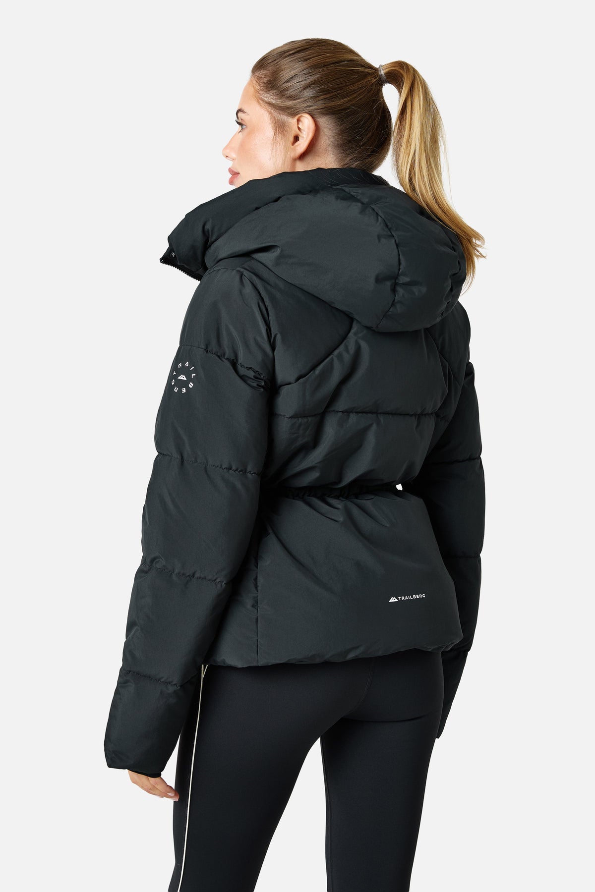 Womens Motion Cinched Jacket - Black