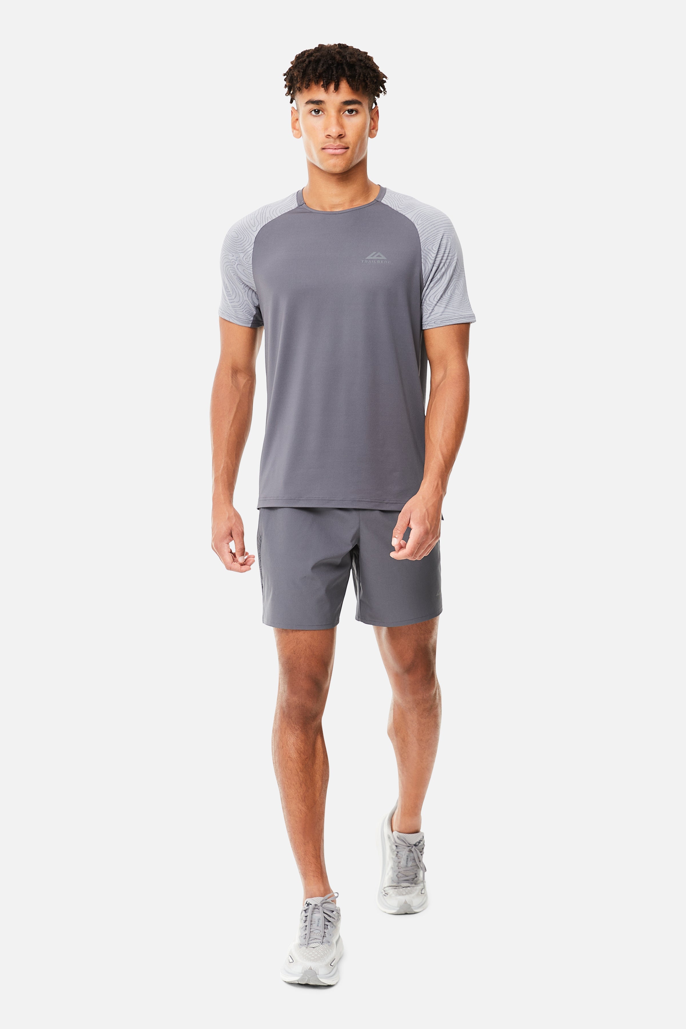 Geo Tee - Grey