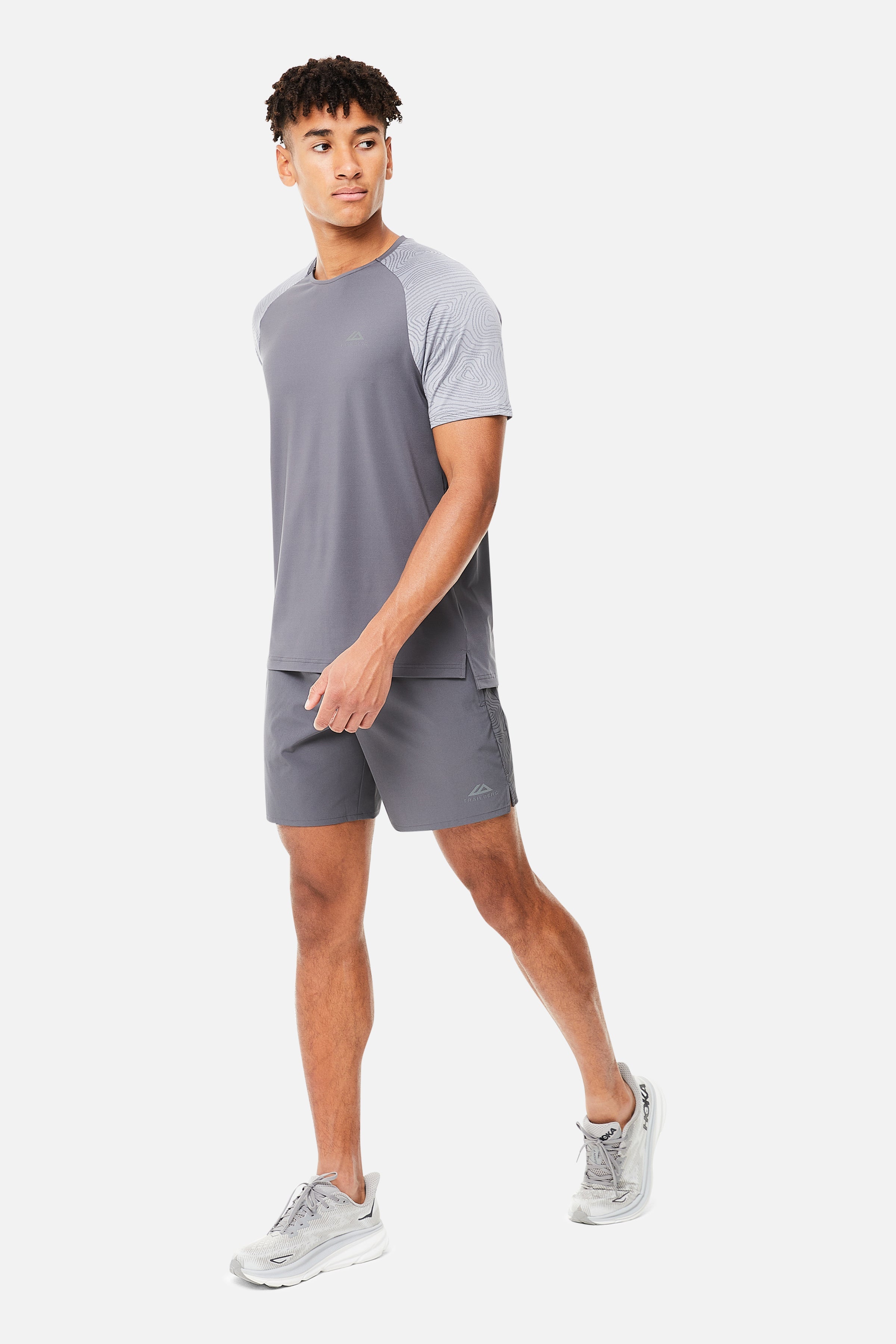 Geo Tee - Grey