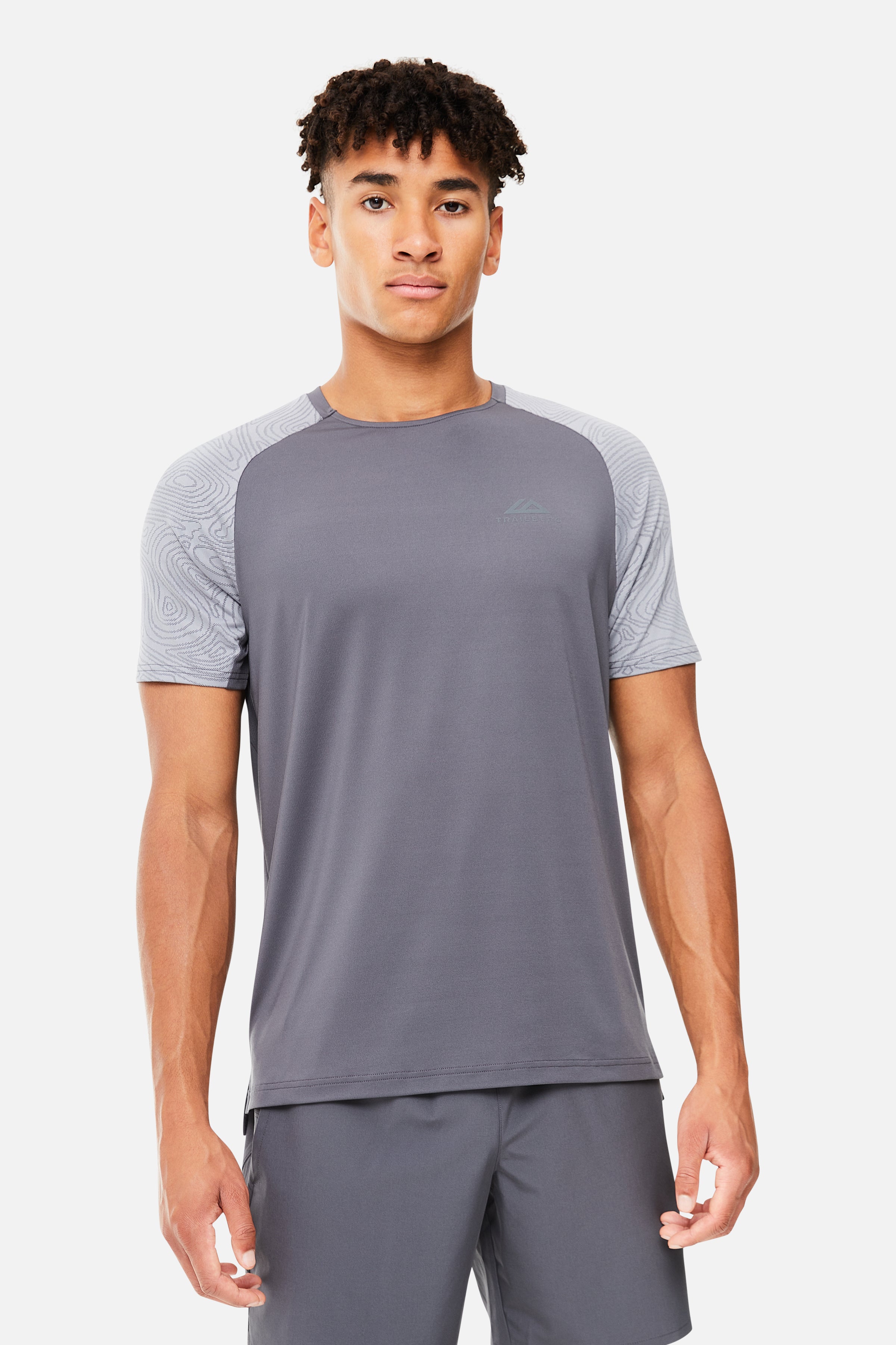 Geo Twinset - Charcoal Grey