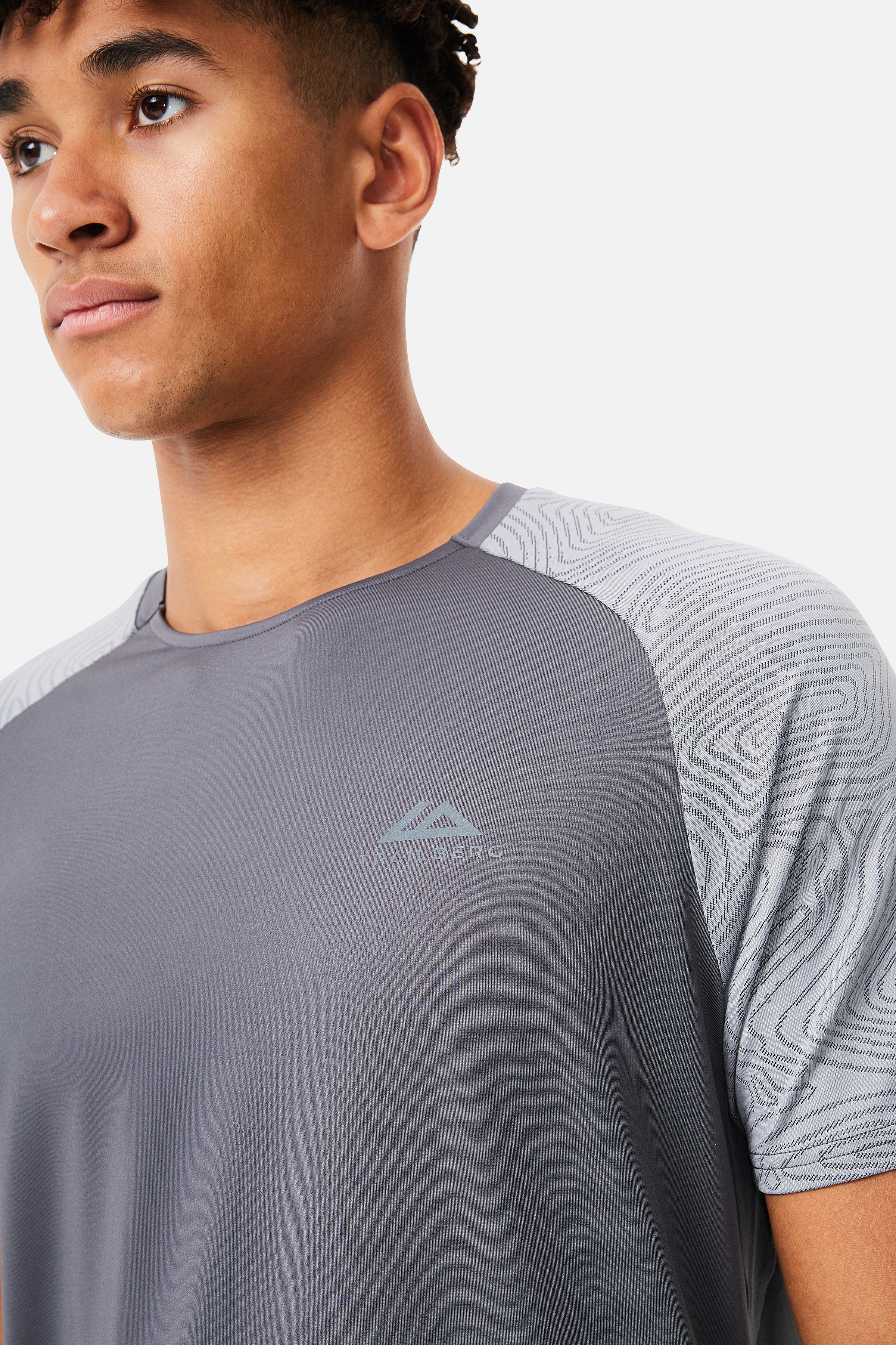 Geo Twinset - Charcoal Grey