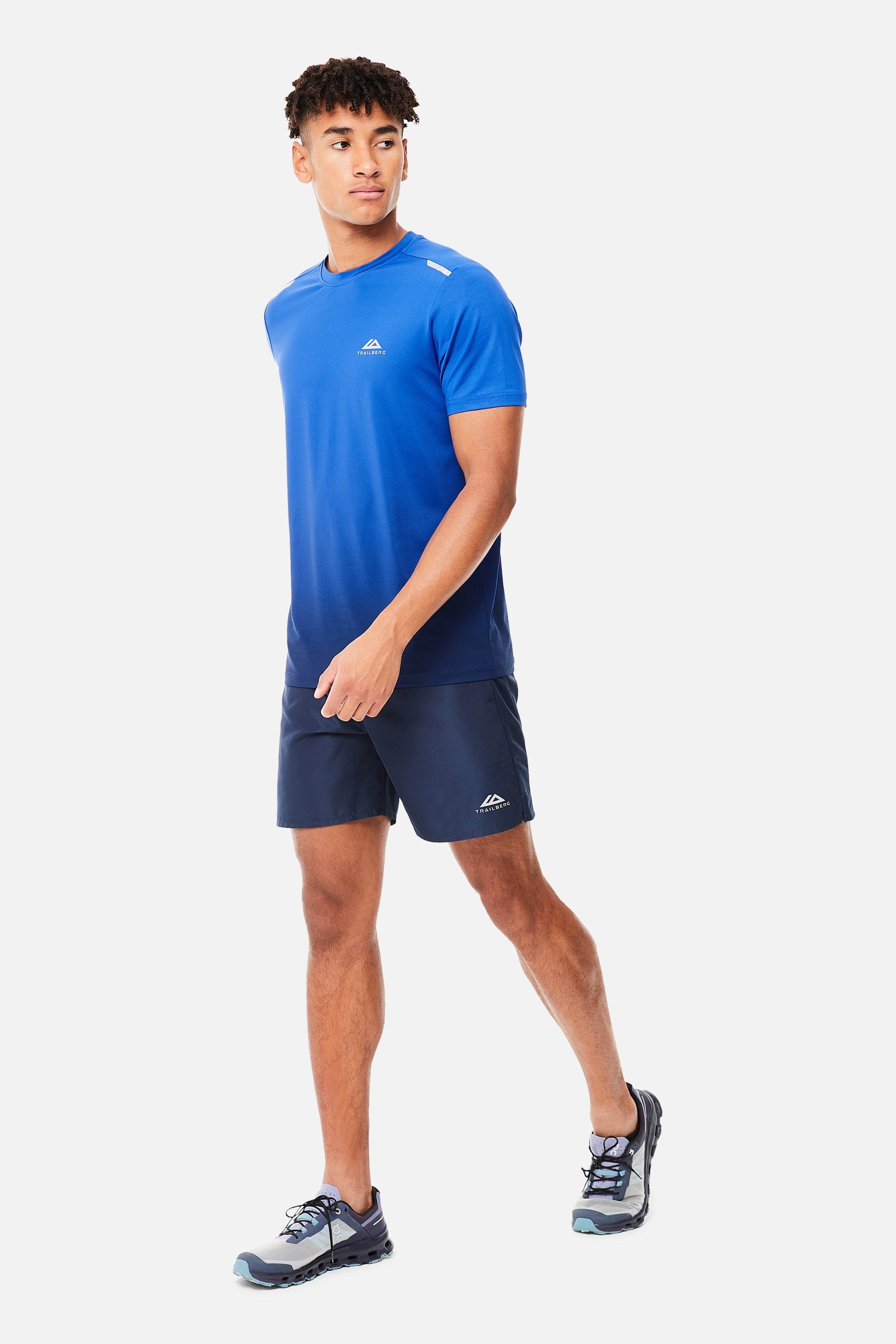 GRADIENT ESSENTIALS TWINSET - NAVY/COBALT