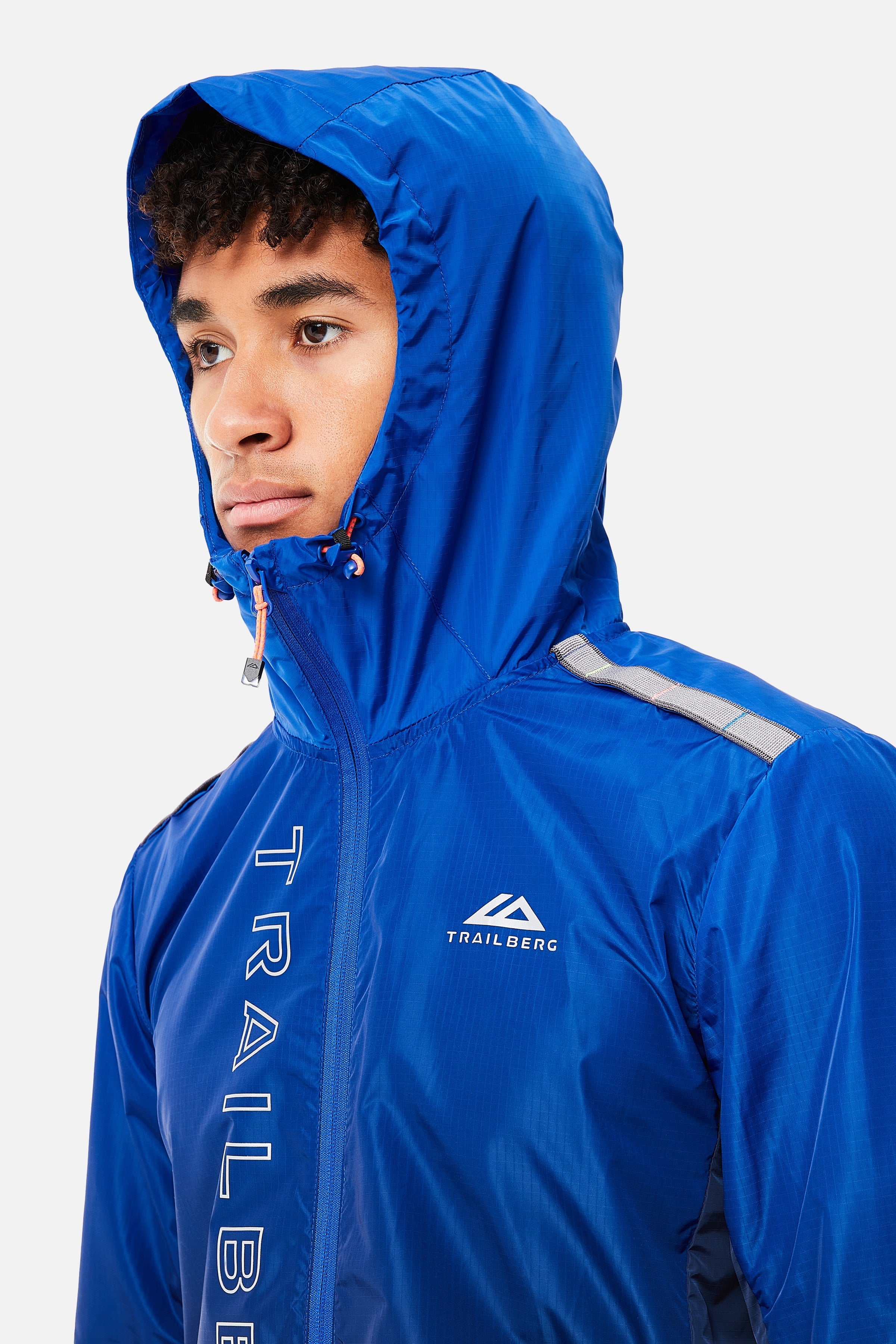 GRADIENT WINDBREAKER - NAVY/COBALT