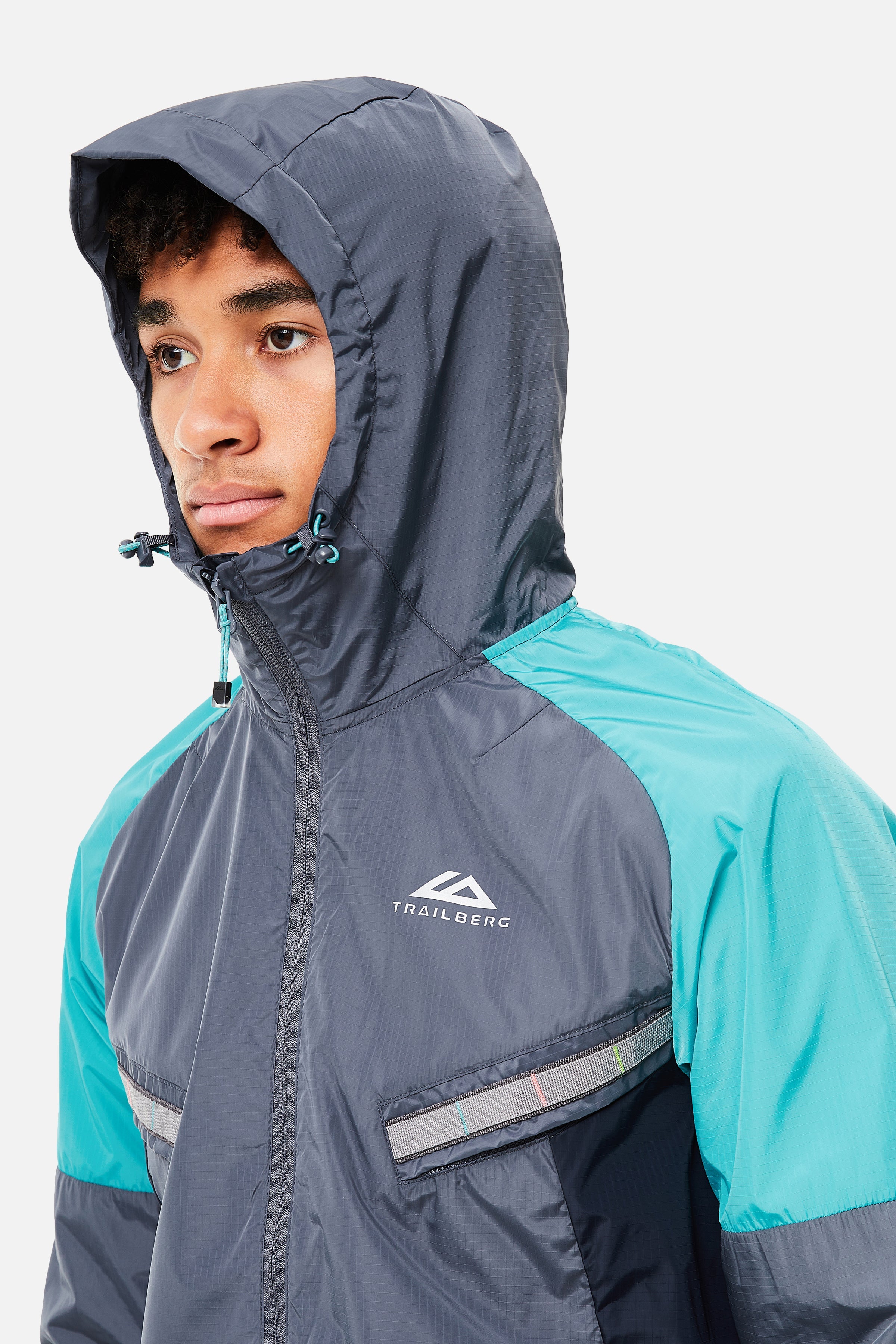 Triathlon 3.0 Windbreaker - Mid Grey/Turquoise