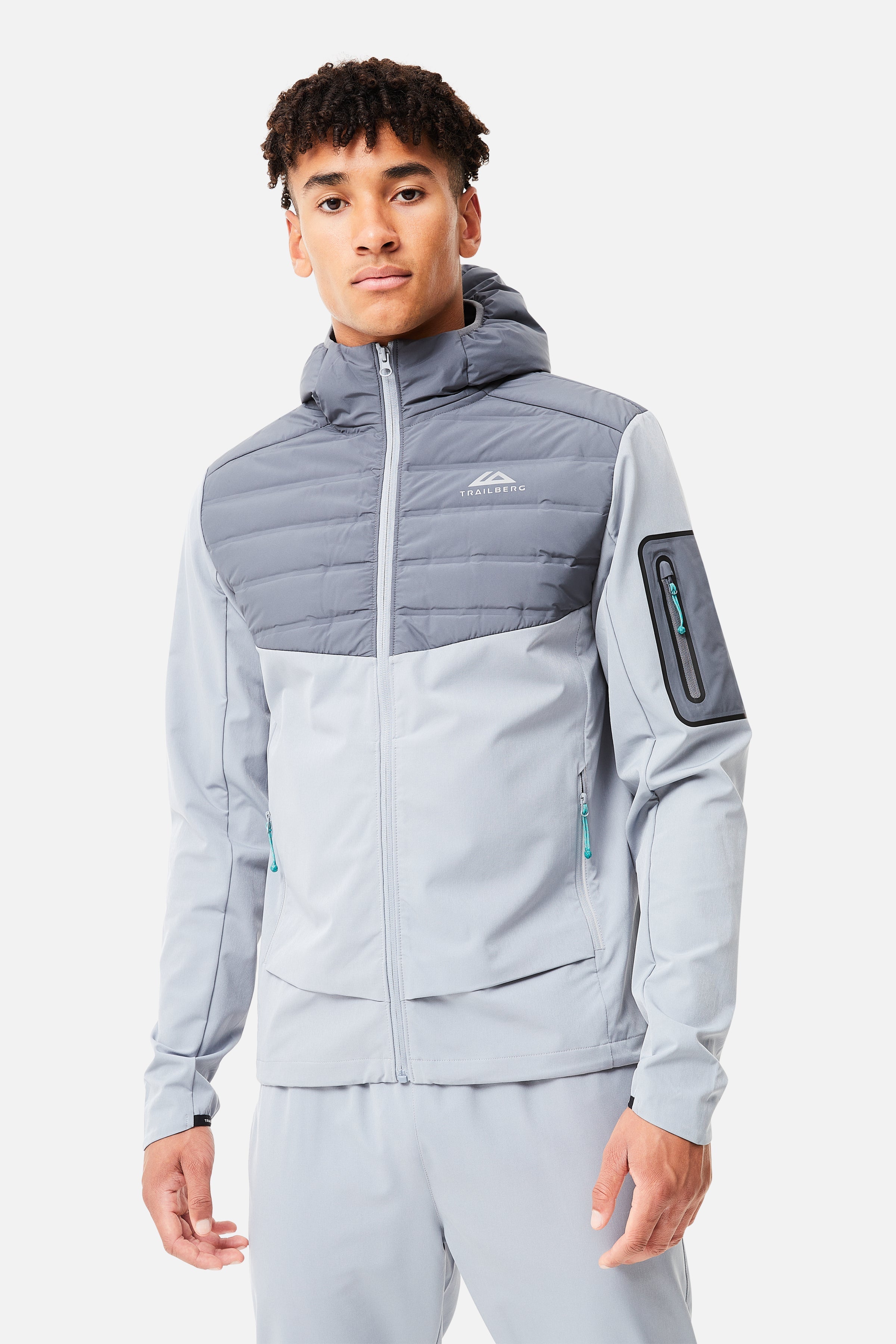 RHINE HYBRID JACKET - GREY