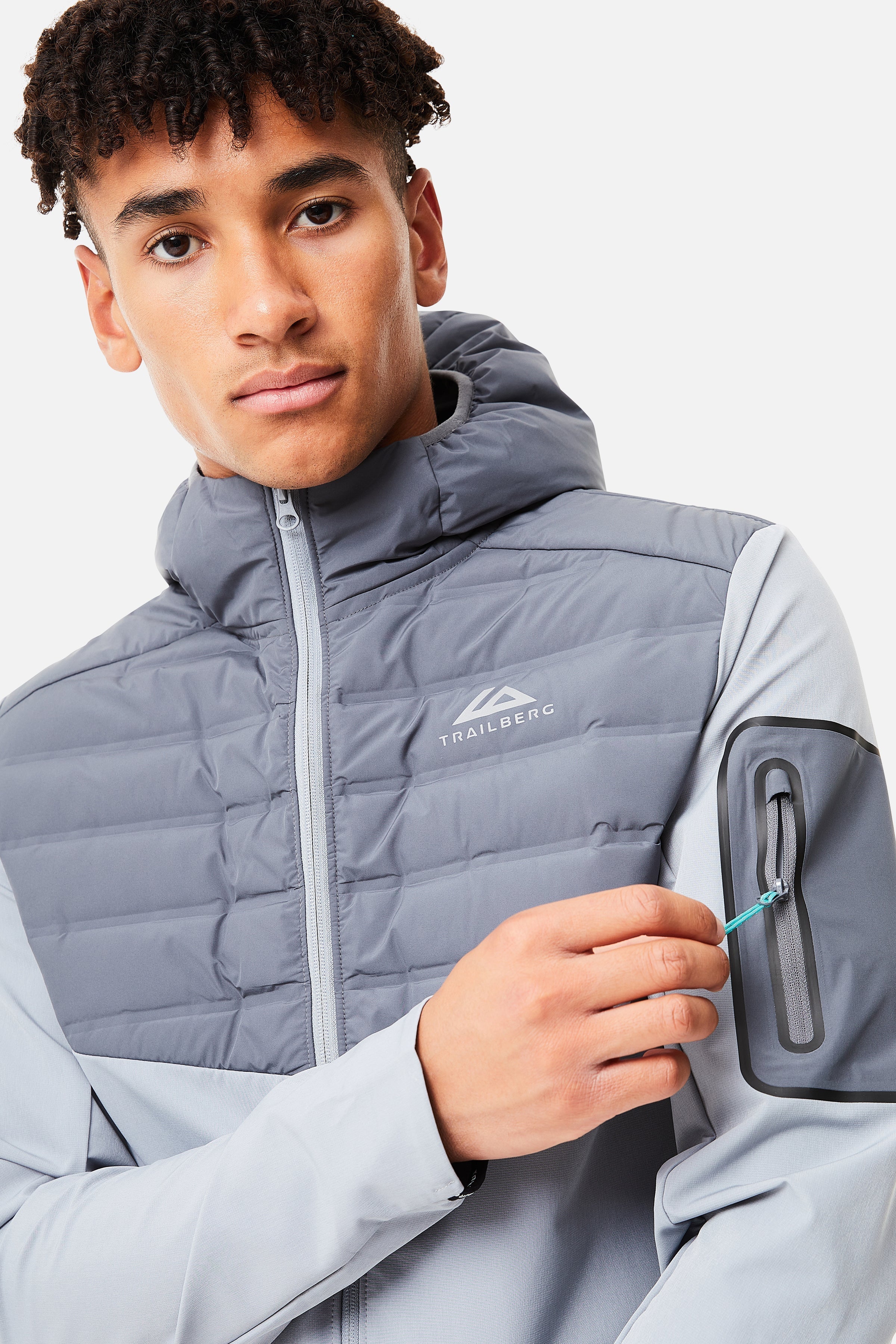 RHINE HYBRID JACKET - GREY