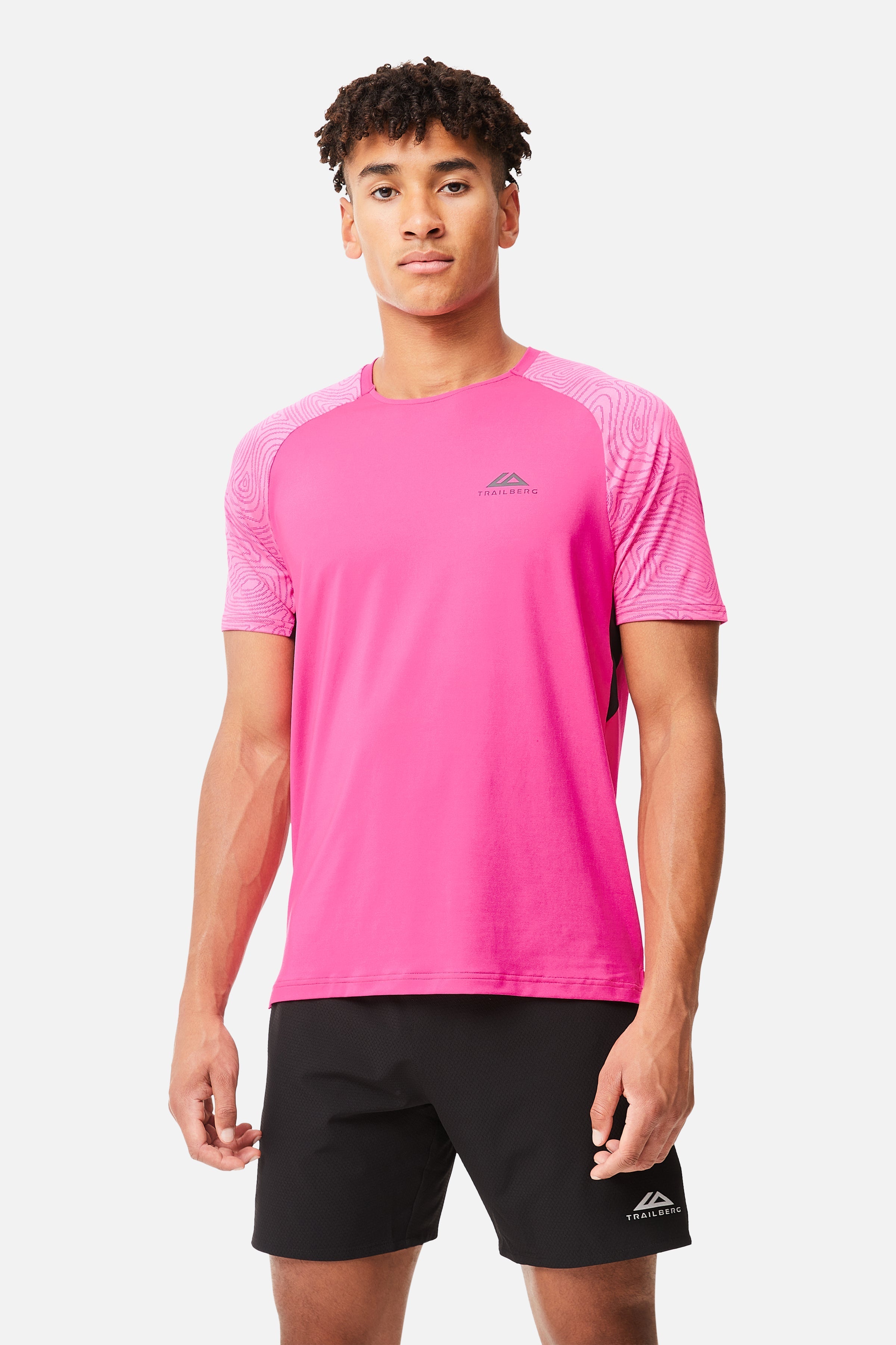 GEO ESSENTIALS TWINSET - PINK/BLACK