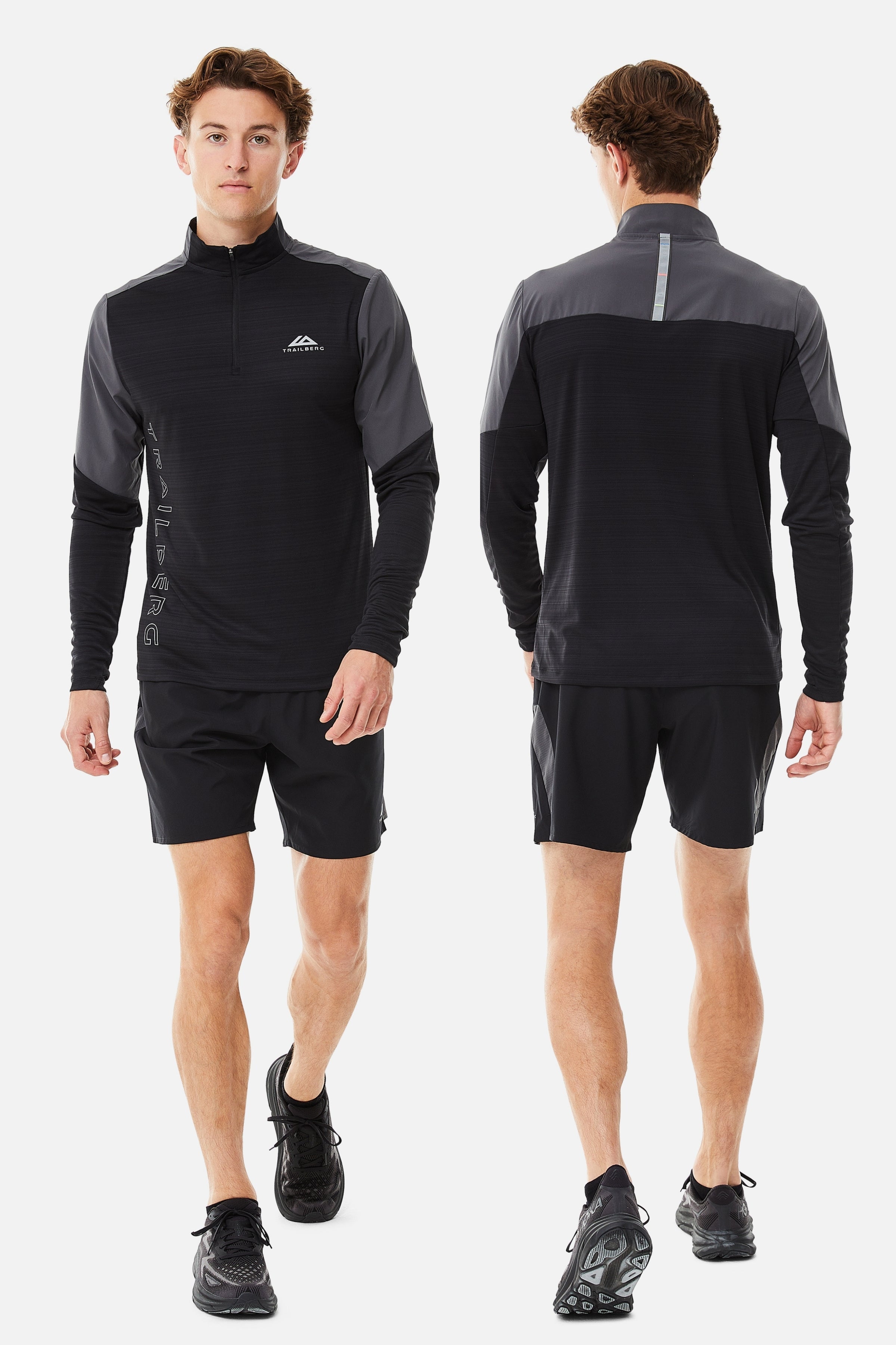 AW24 TRIATHLON ZIP TWINSET - BLACK/GREY