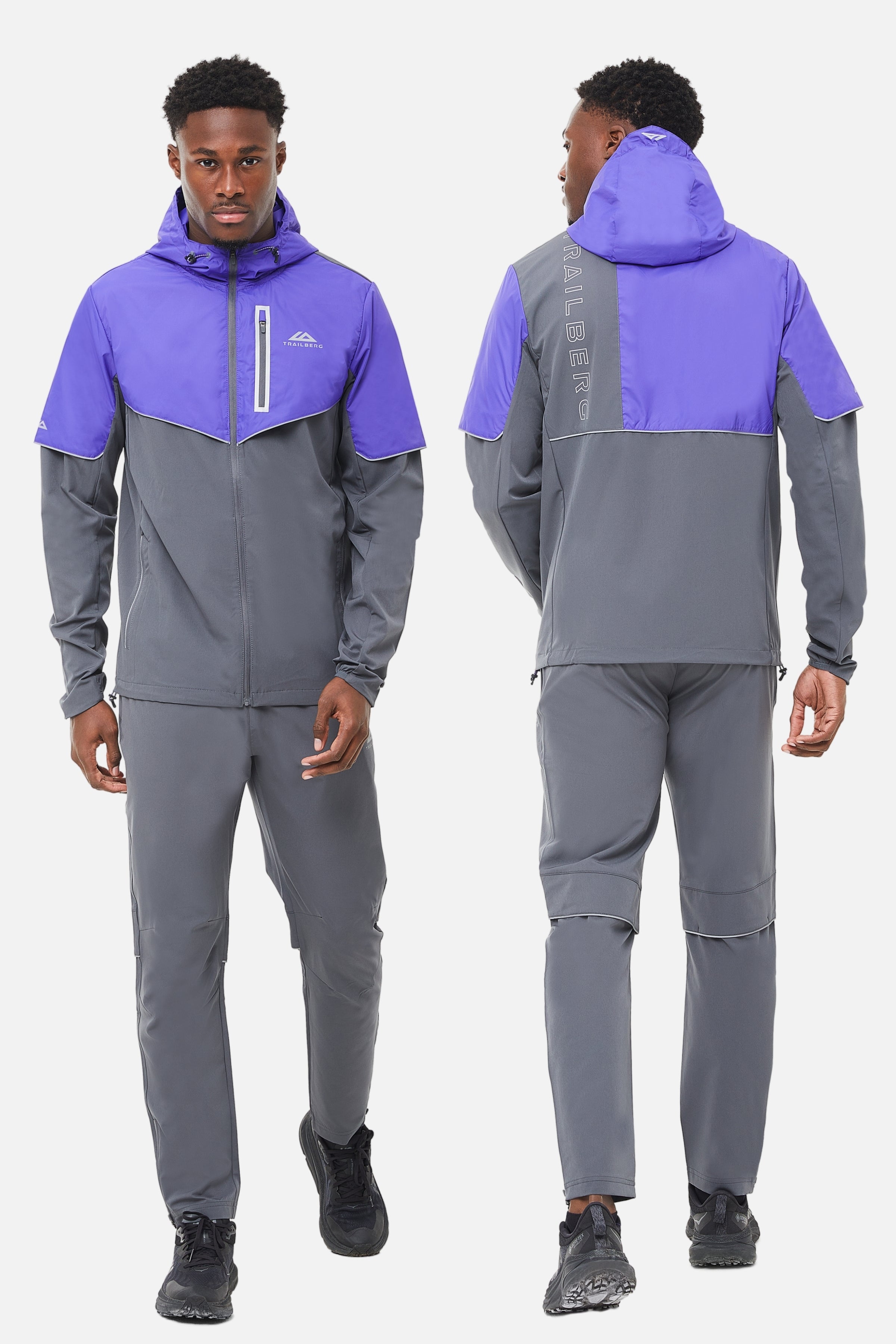 VERTIGO 2.0 TRACKSUIT - GREY/PURPLE